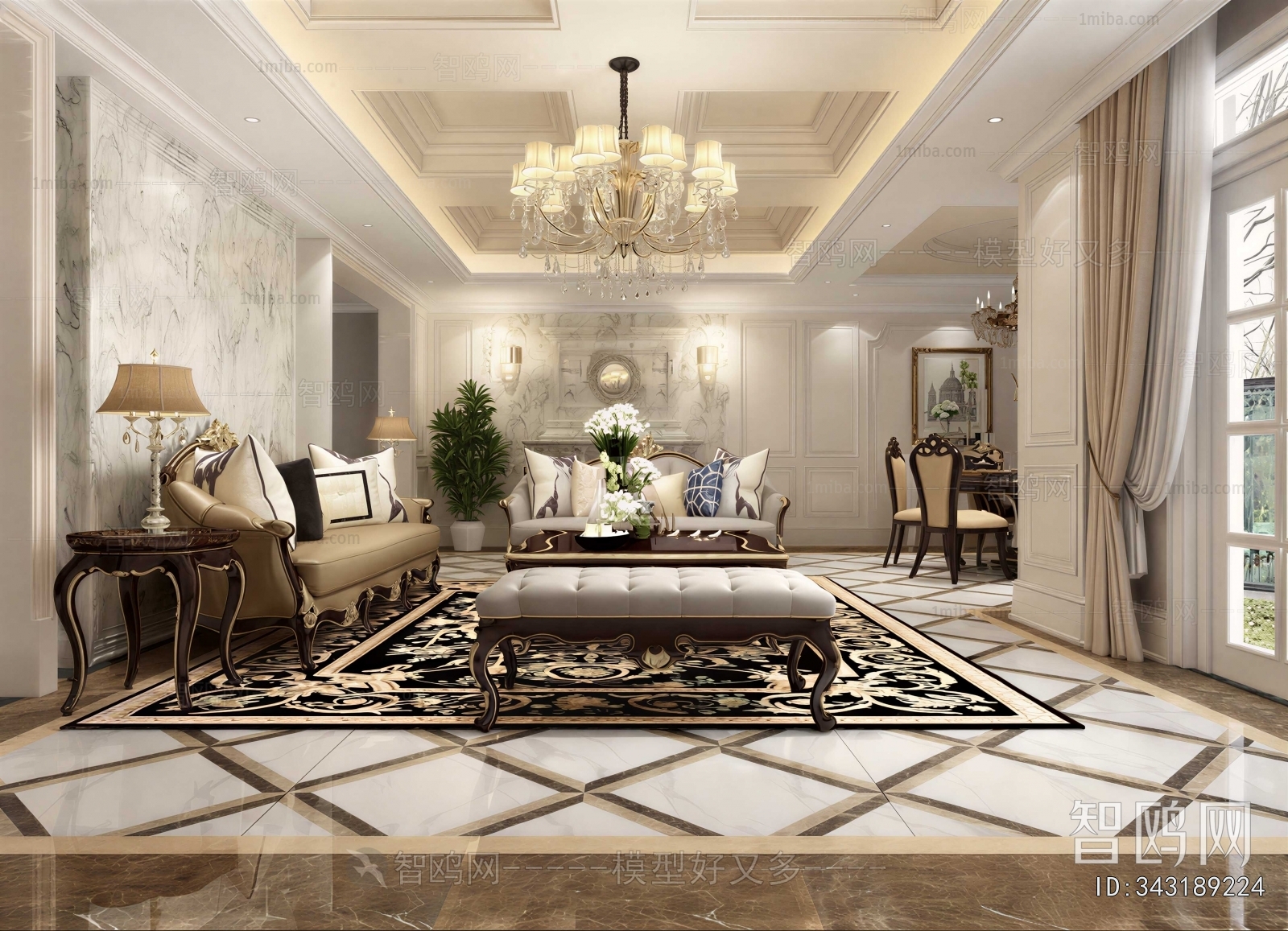 European Style A Living Room