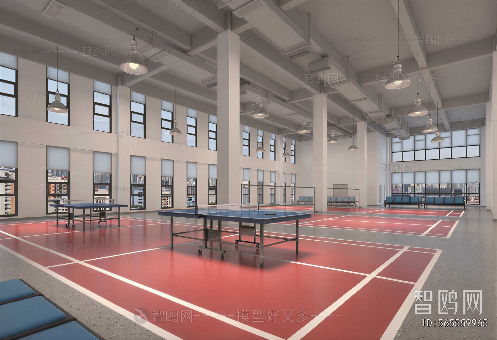 Modern Indoor Stadium
