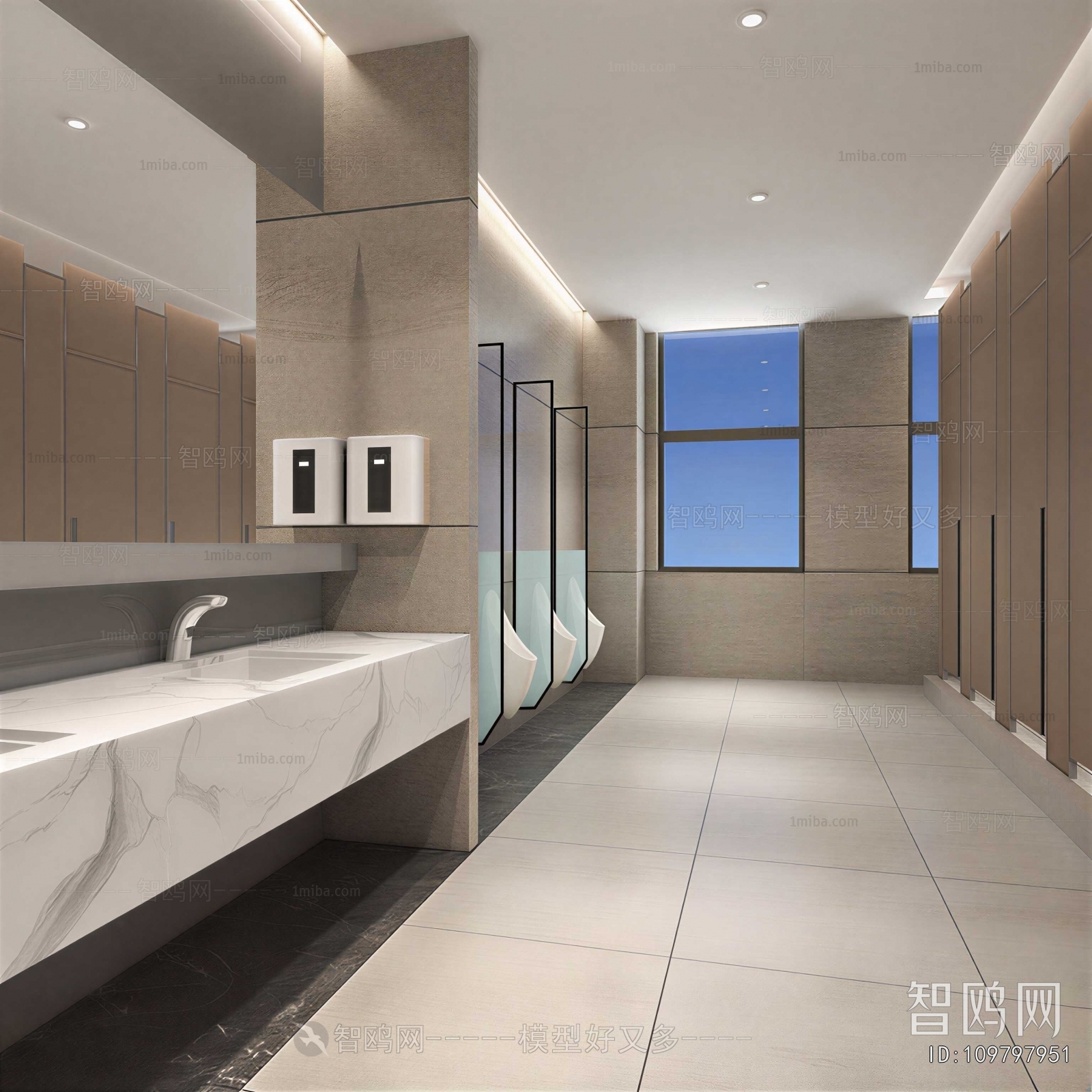 Modern Public Toilet