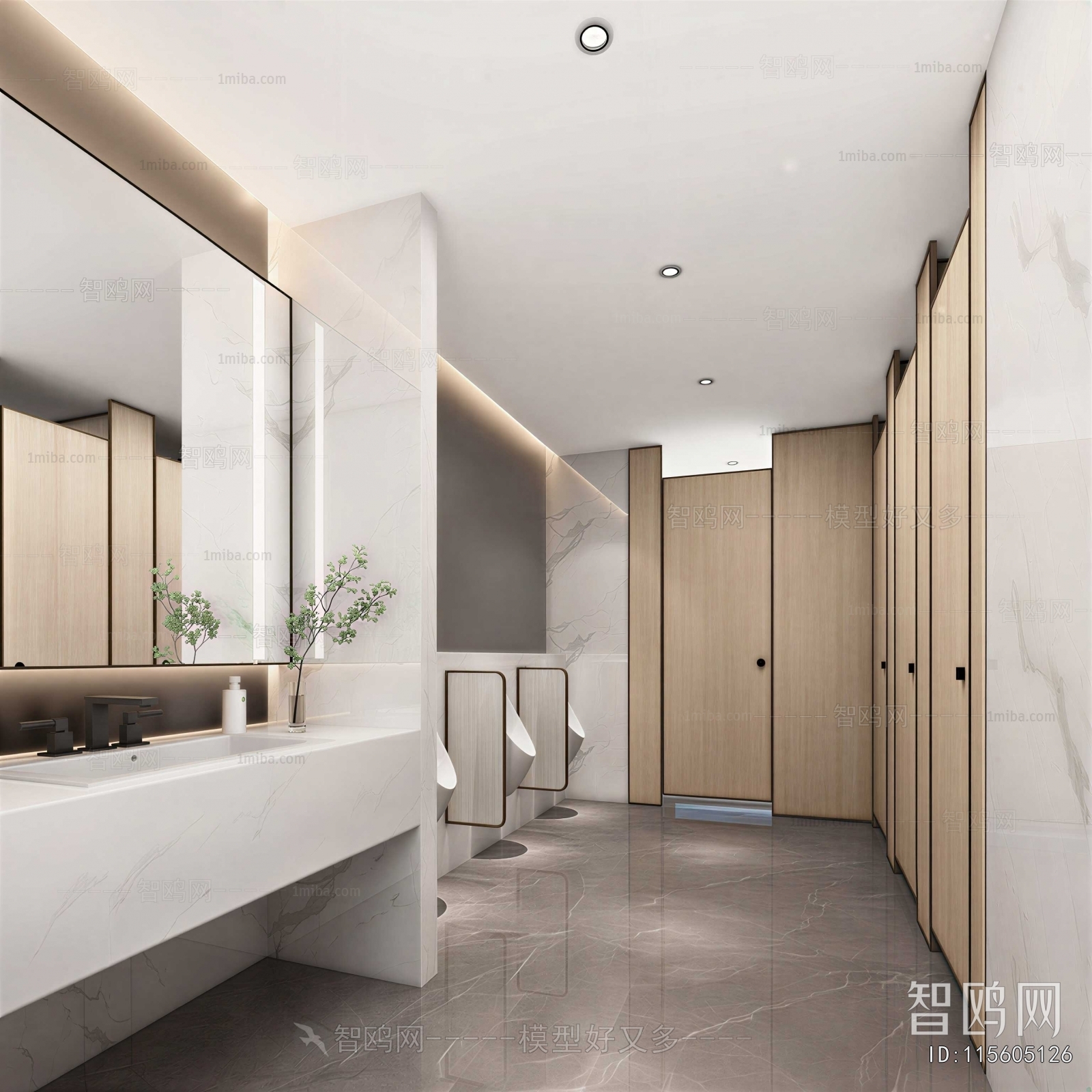 Modern Public Toilet