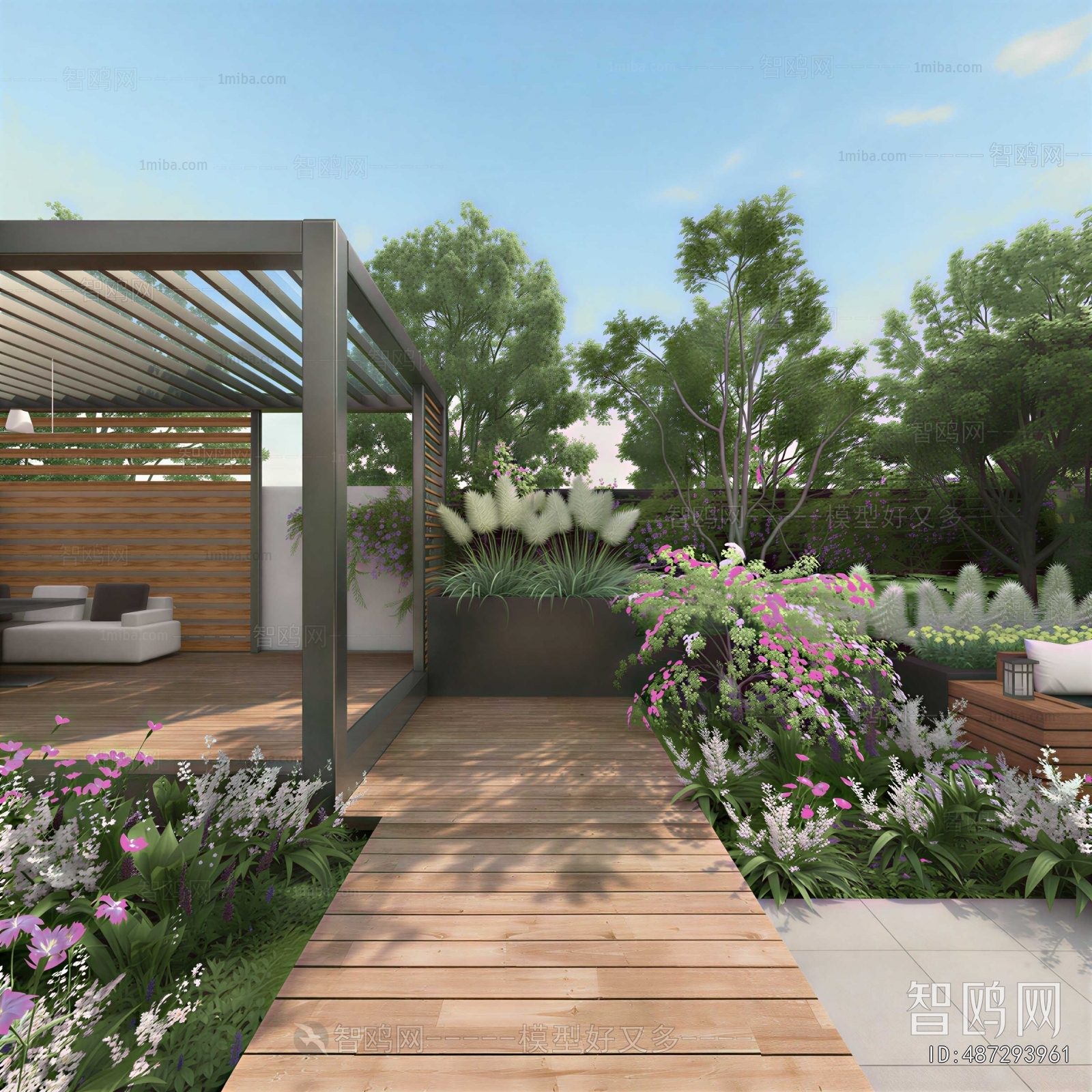 Modern Courtyard/landscape