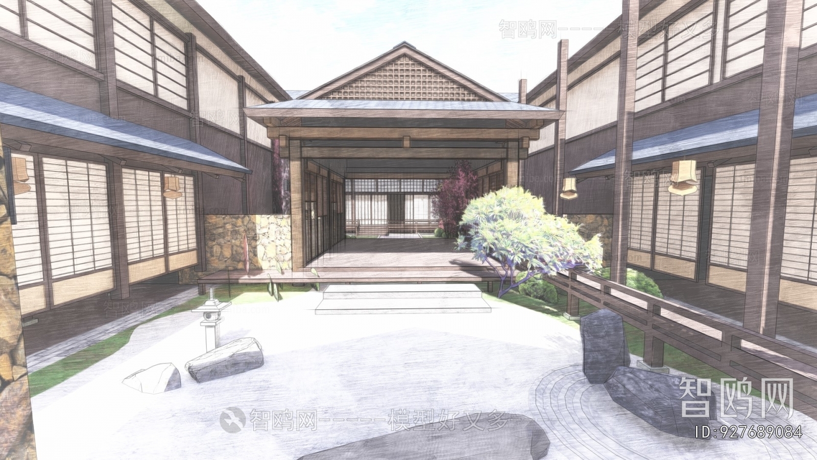 New Chinese Style Commercial Street