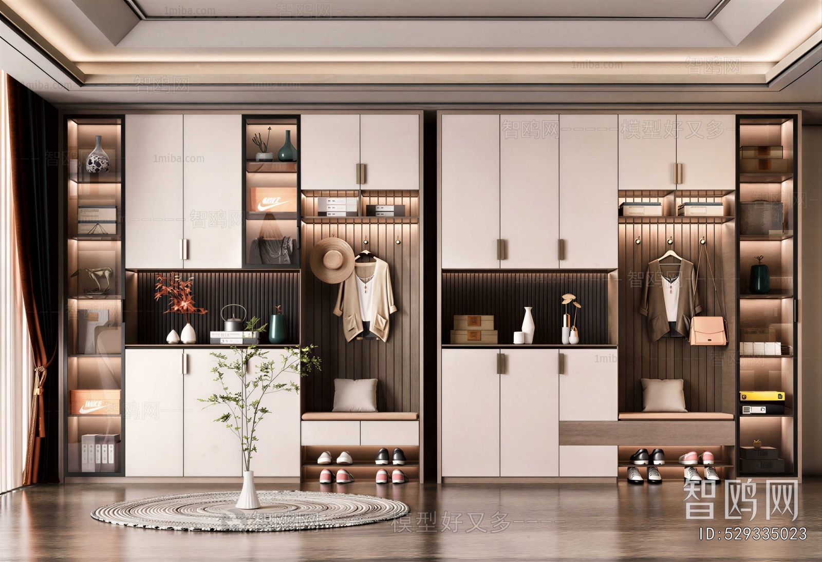 Modern Shoe Cabinet