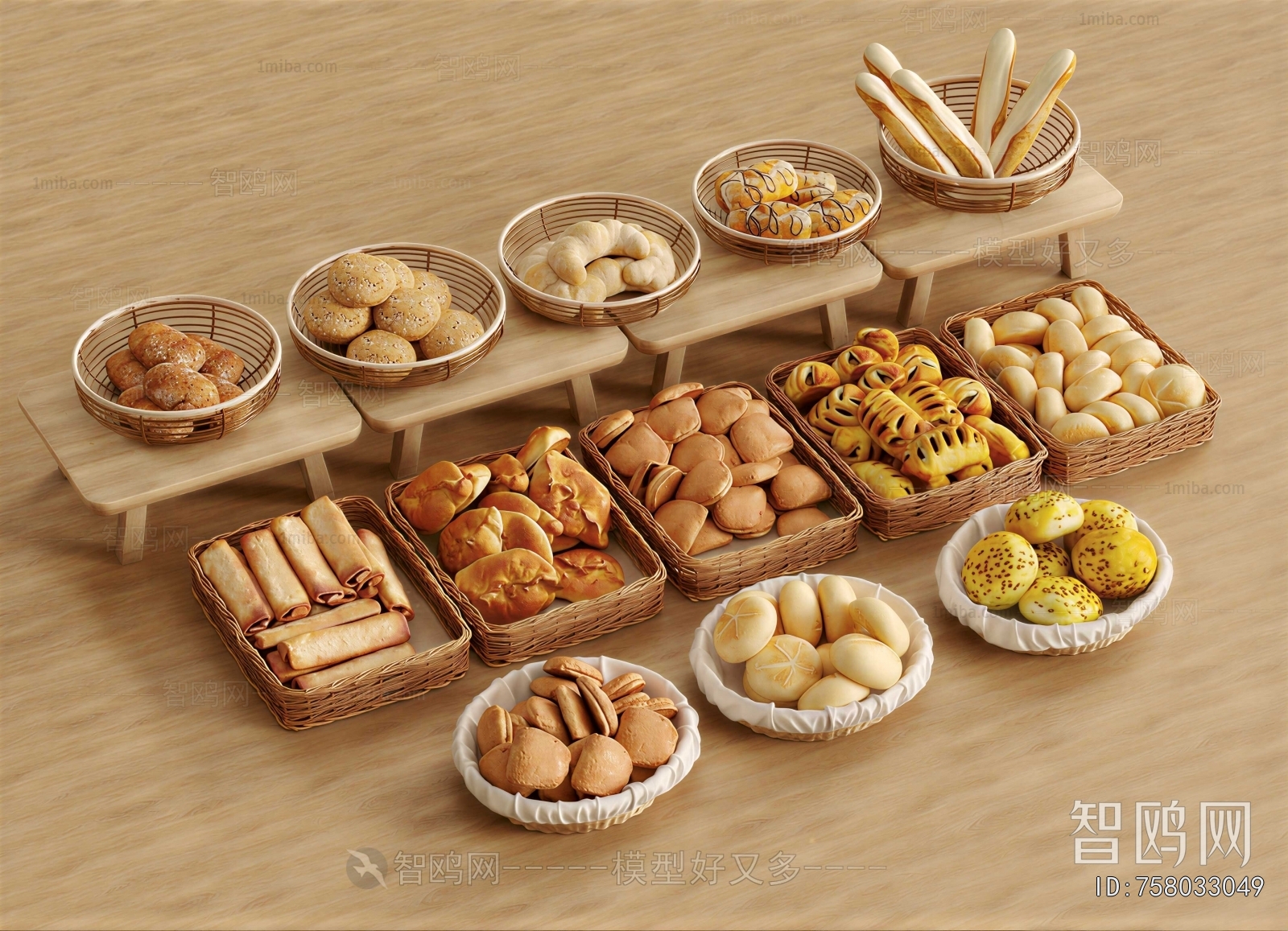 Modern Bread Cake