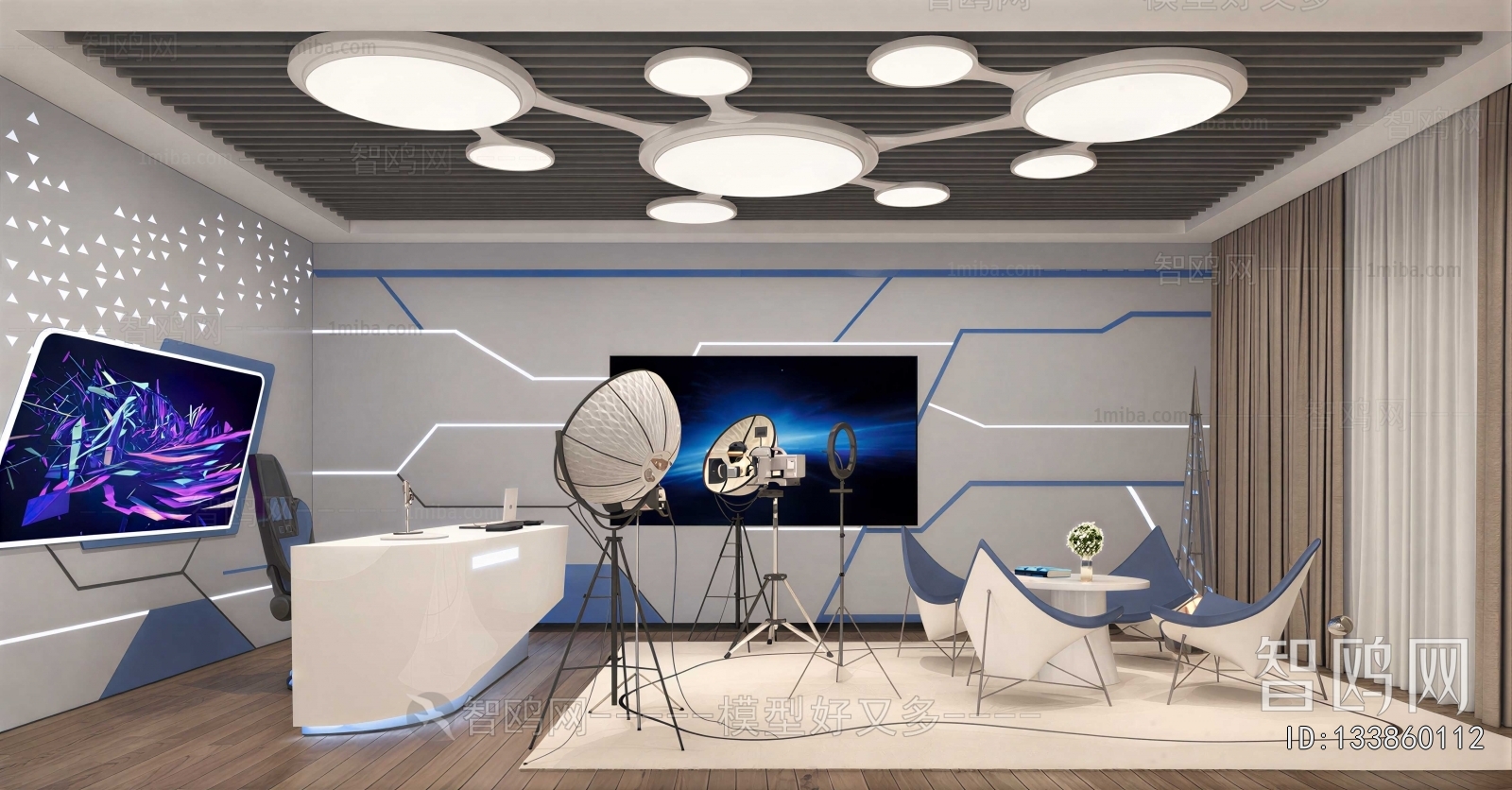 Modern Studio/Recording Studio/Live Room
