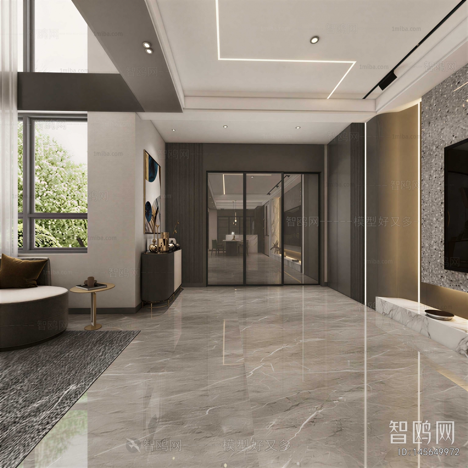Modern Hallway