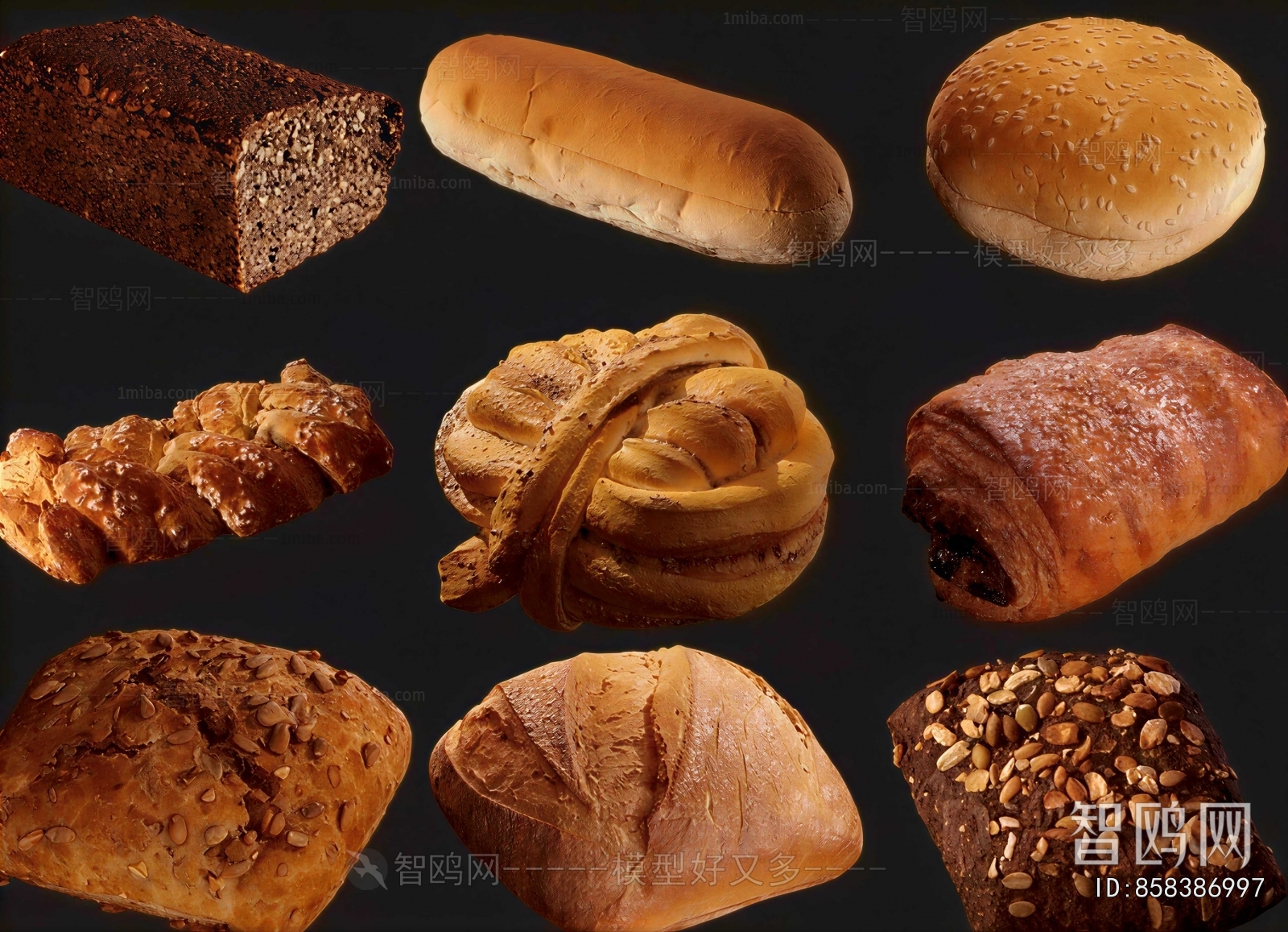 Modern Bread Cake