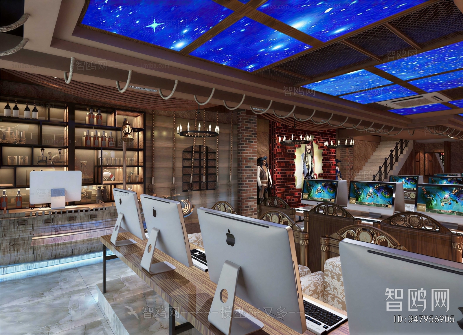 Modern Internet Cafe