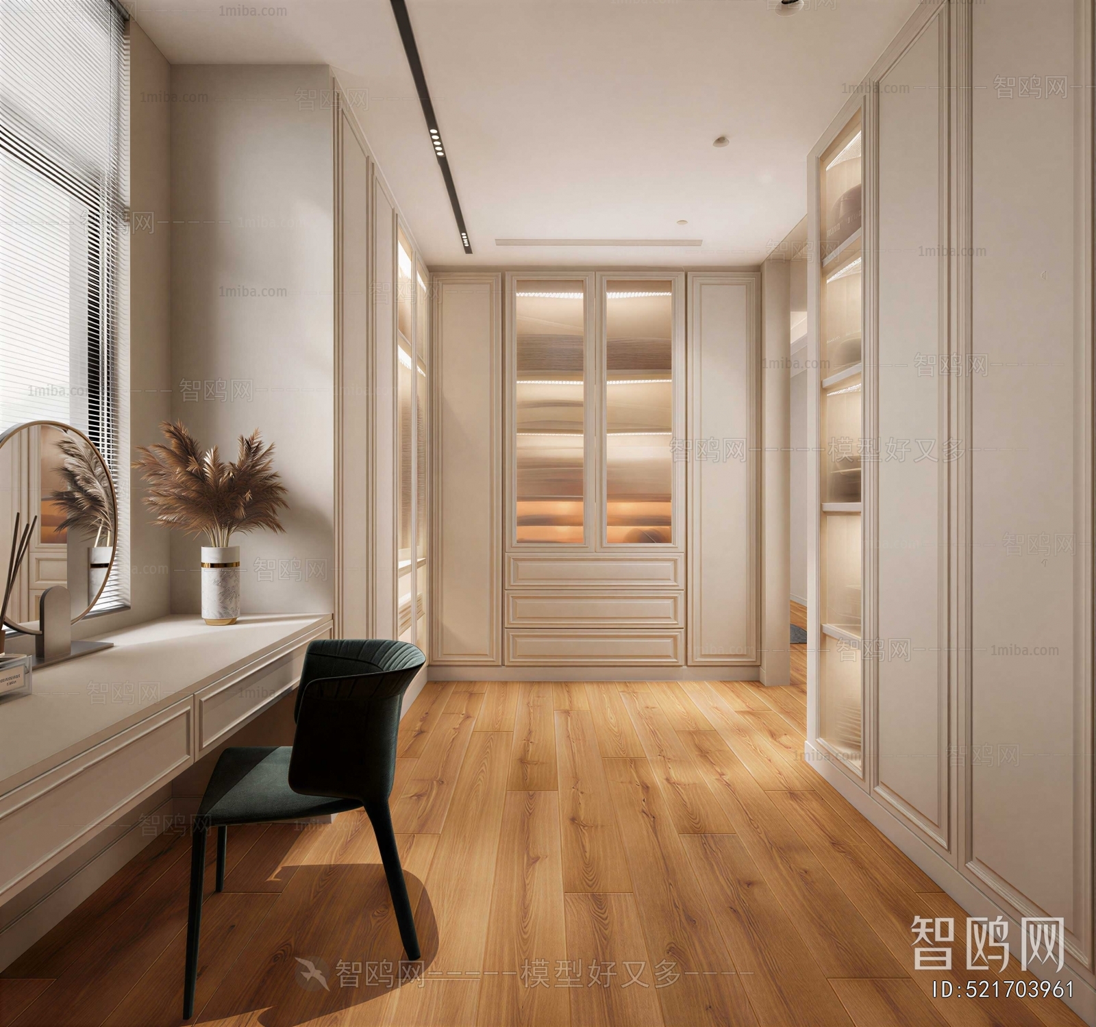 Modern Clothes Storage Area