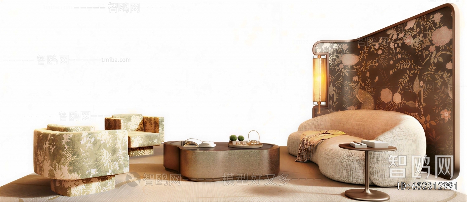New Chinese Style Sofa Combination