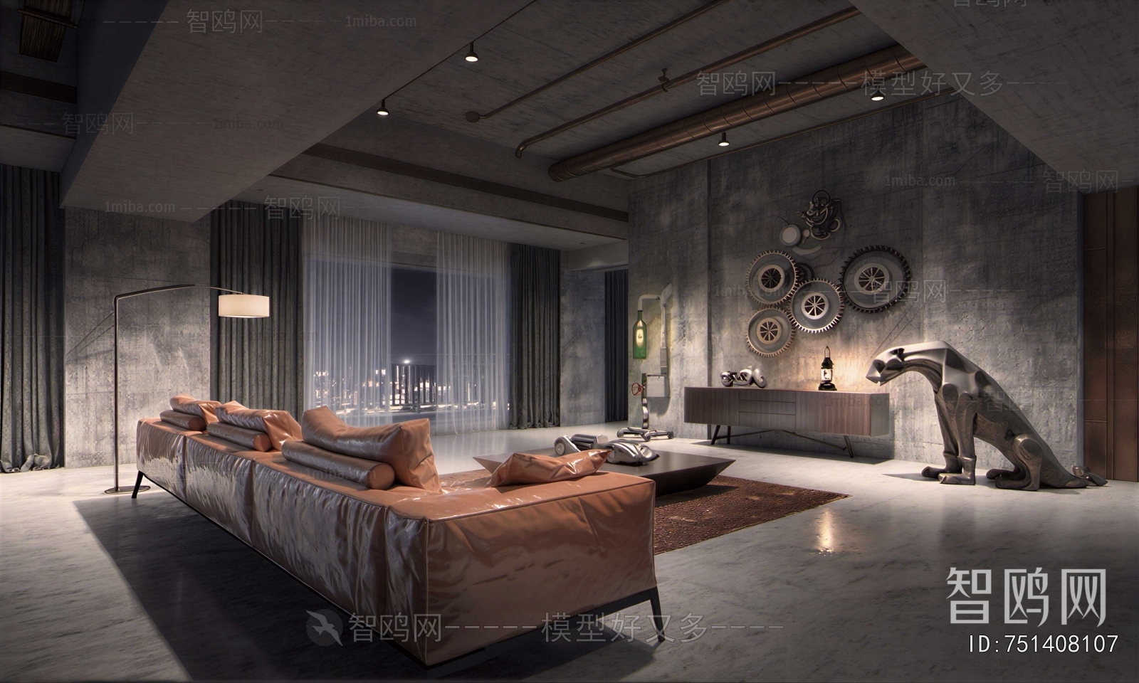 Industrial Style A Living Room