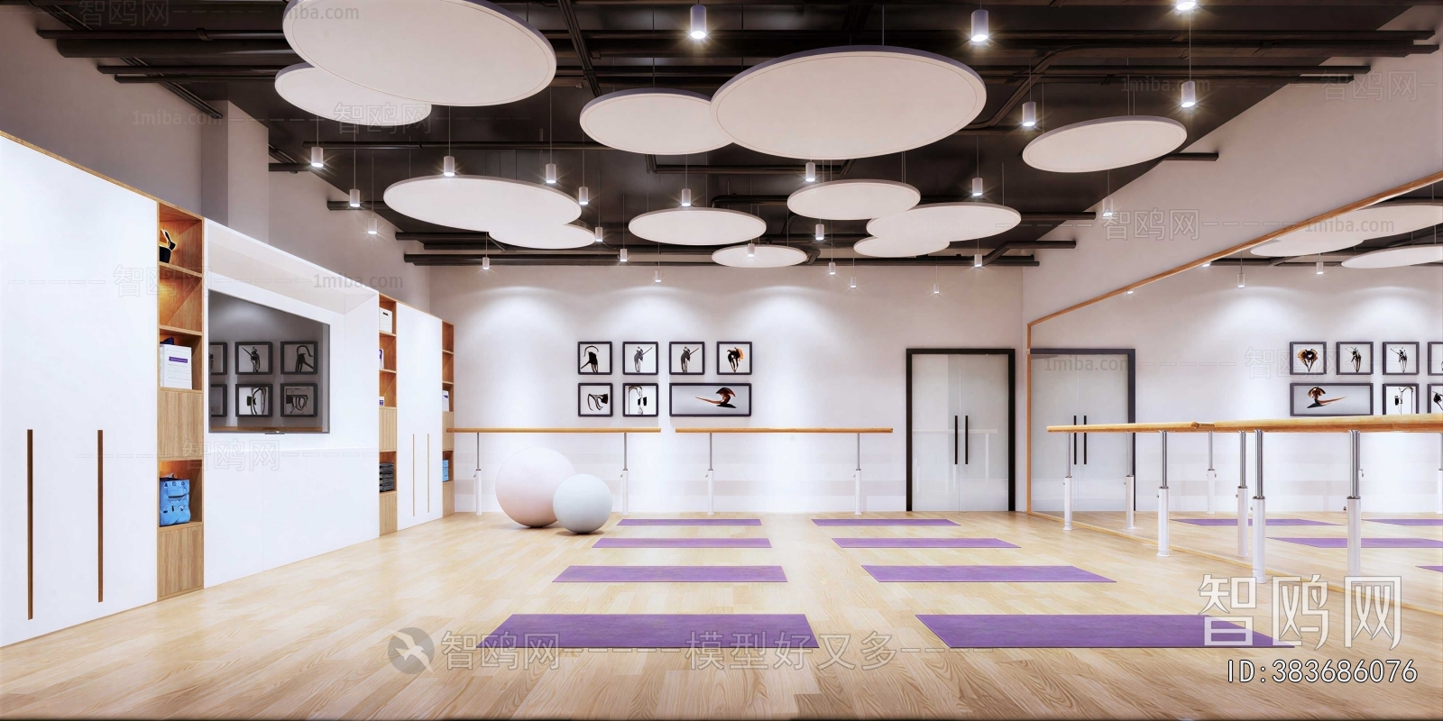 Modern Yoga Room