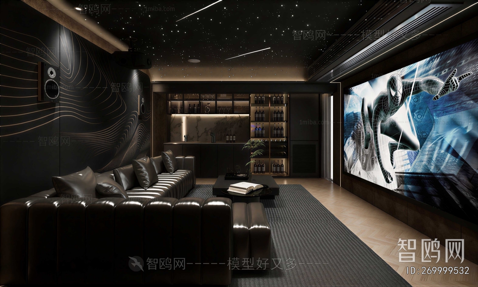 Modern Audiovisual Room