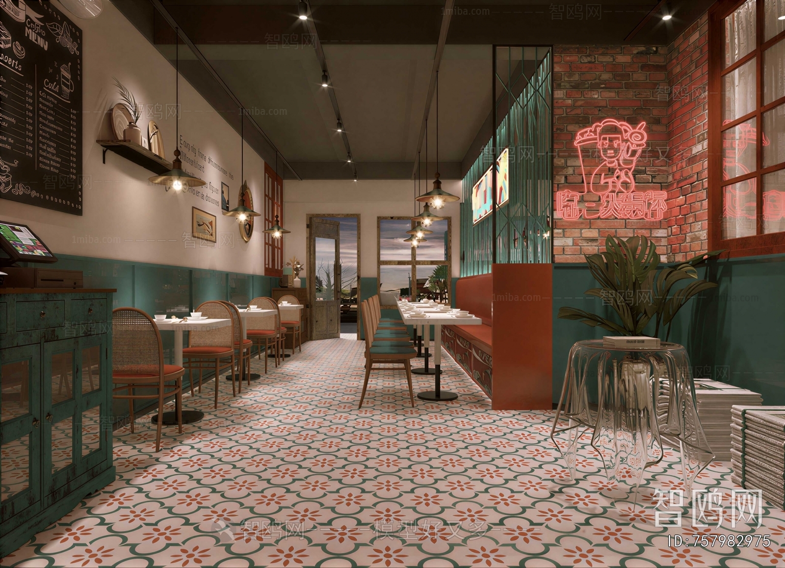 Retro Style Restaurant