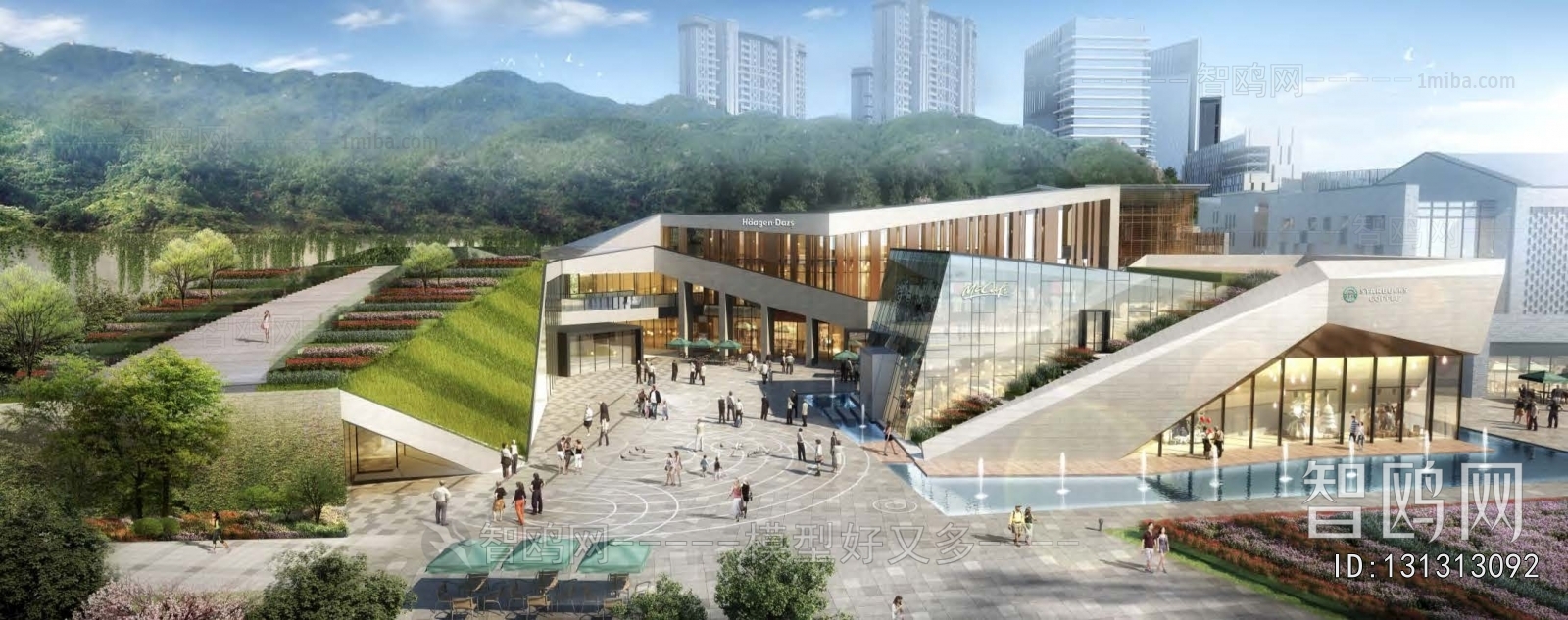 Modern Appearance Of Commercial Building
