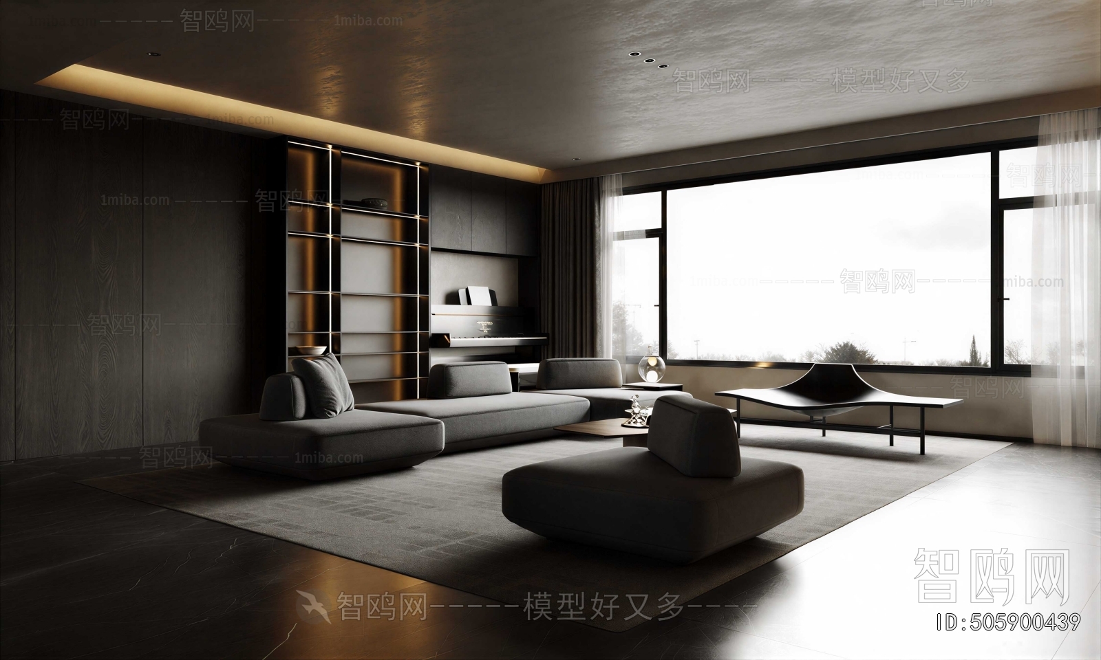 Wabi-sabi Style A Living Room