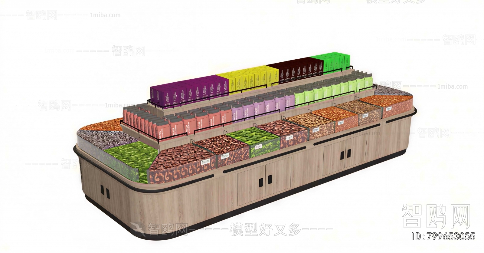 Modern Supermarket Shelf