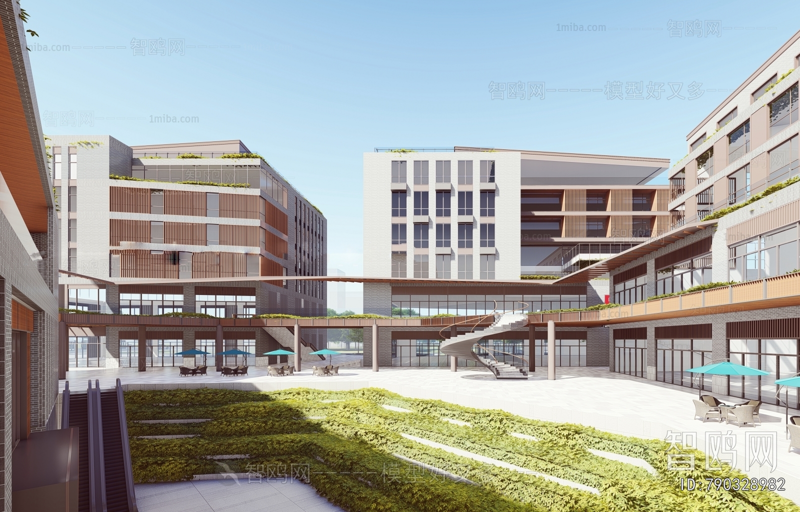 New Chinese Style Appearance Of Commercial Building