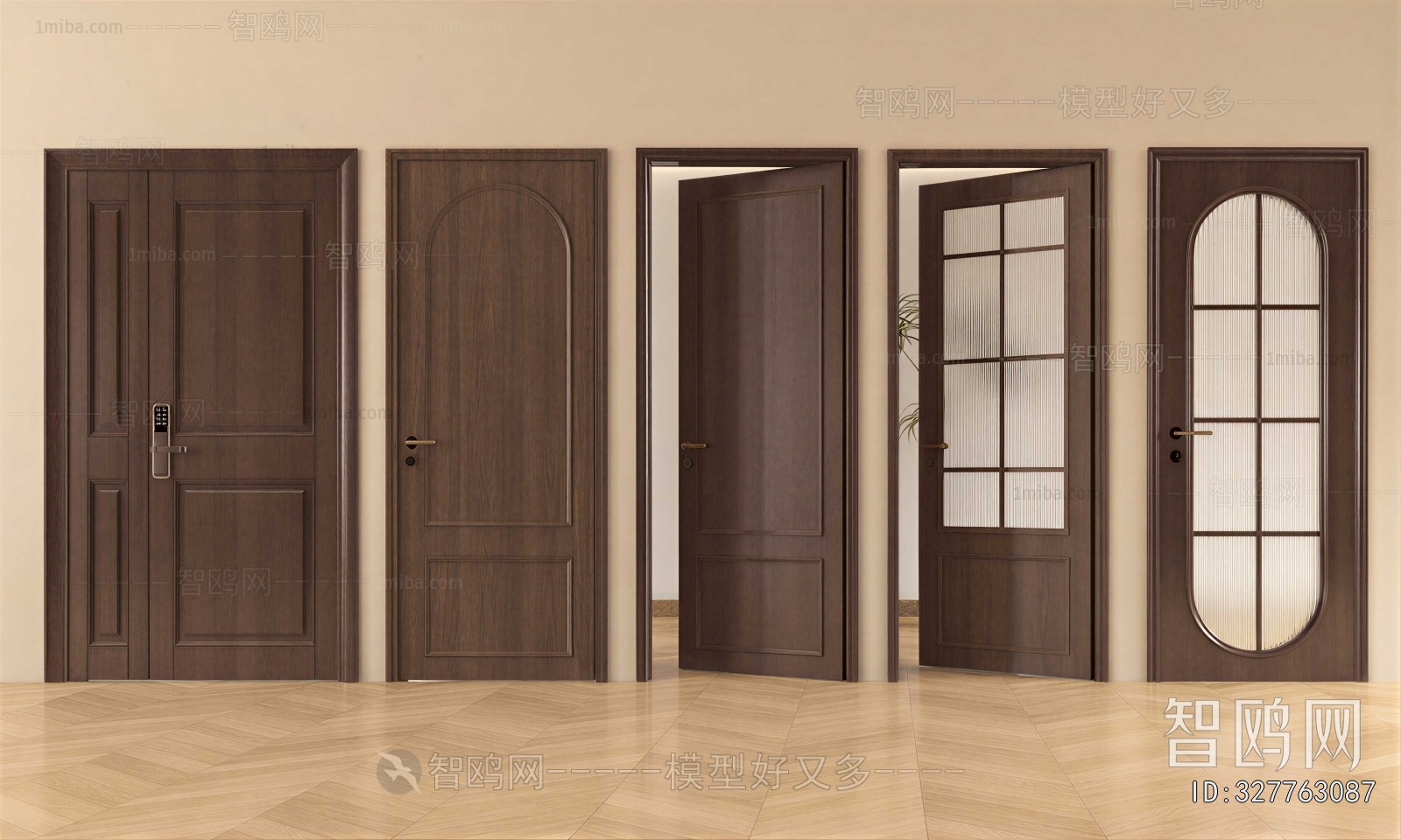 Modern Single Door