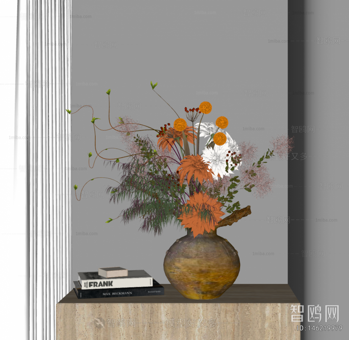 New Chinese Style Flower Arrangement