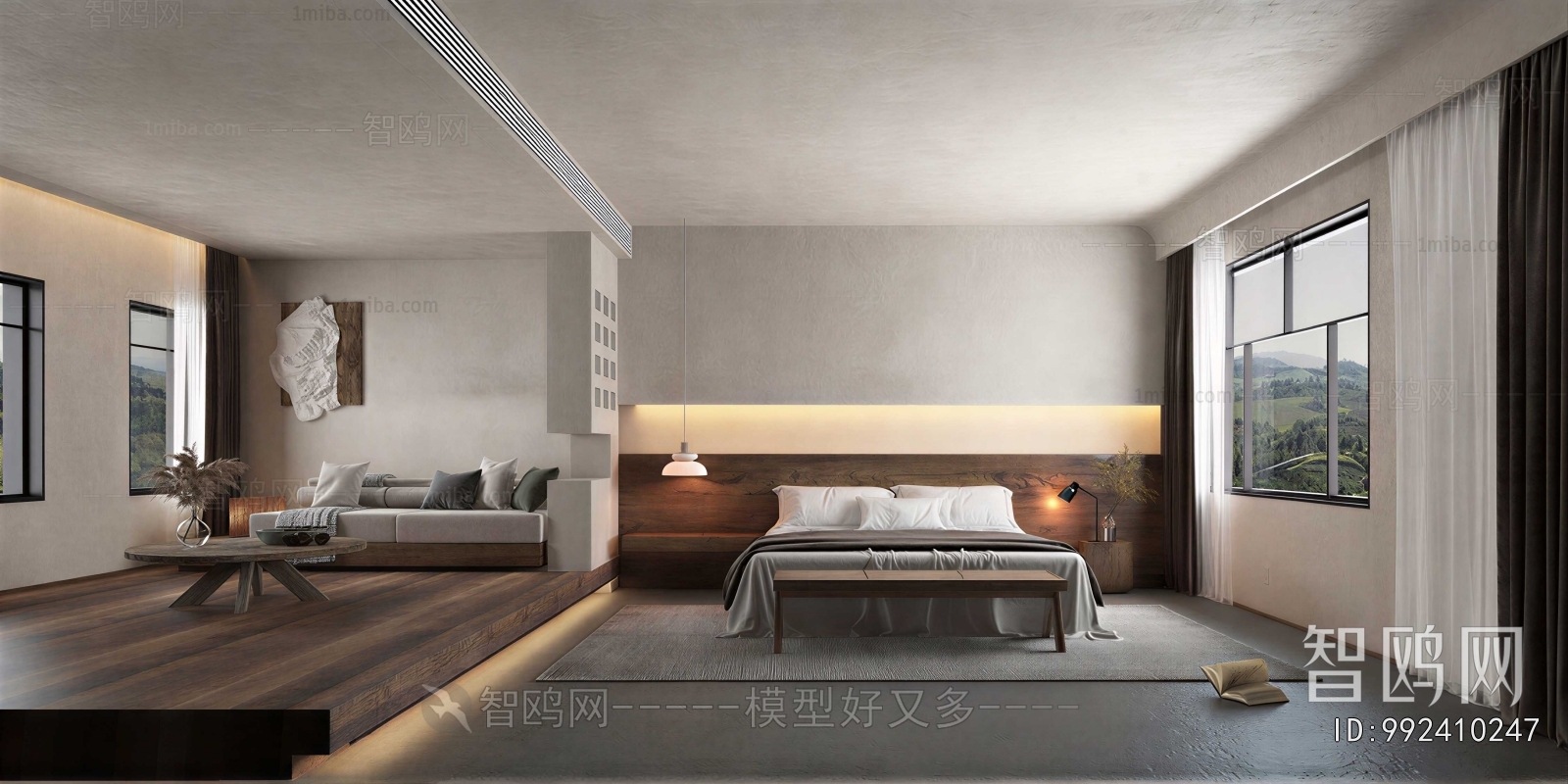 Wabi-sabi Style Club Space