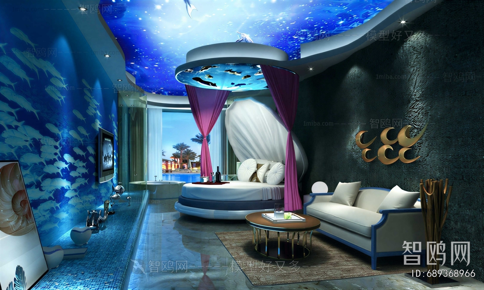 Modern Guest Room