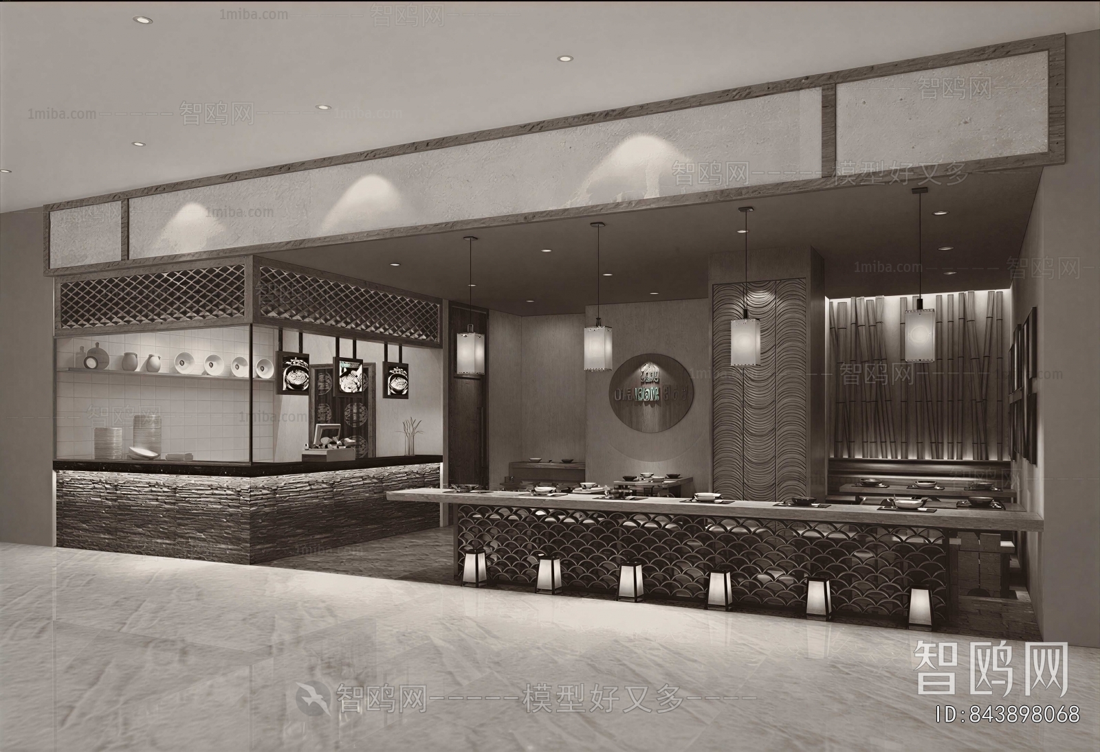 New Chinese Style Dining Room