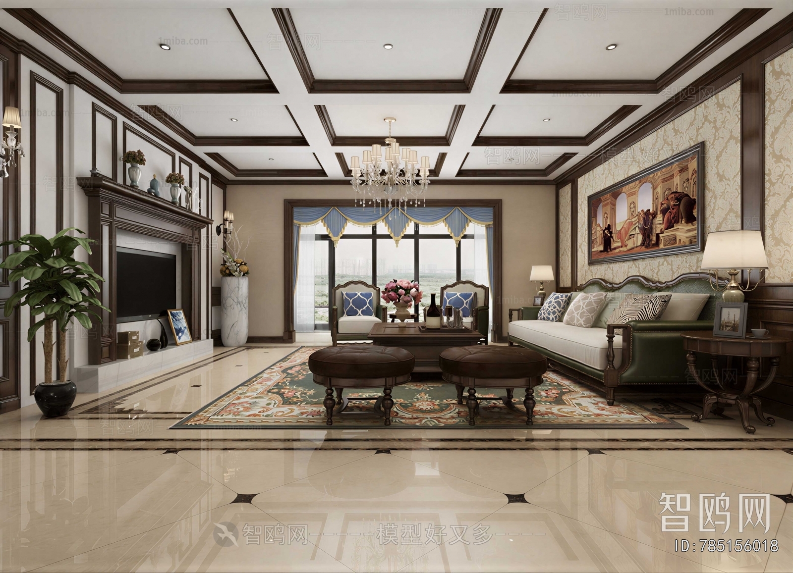 European Style A Living Room