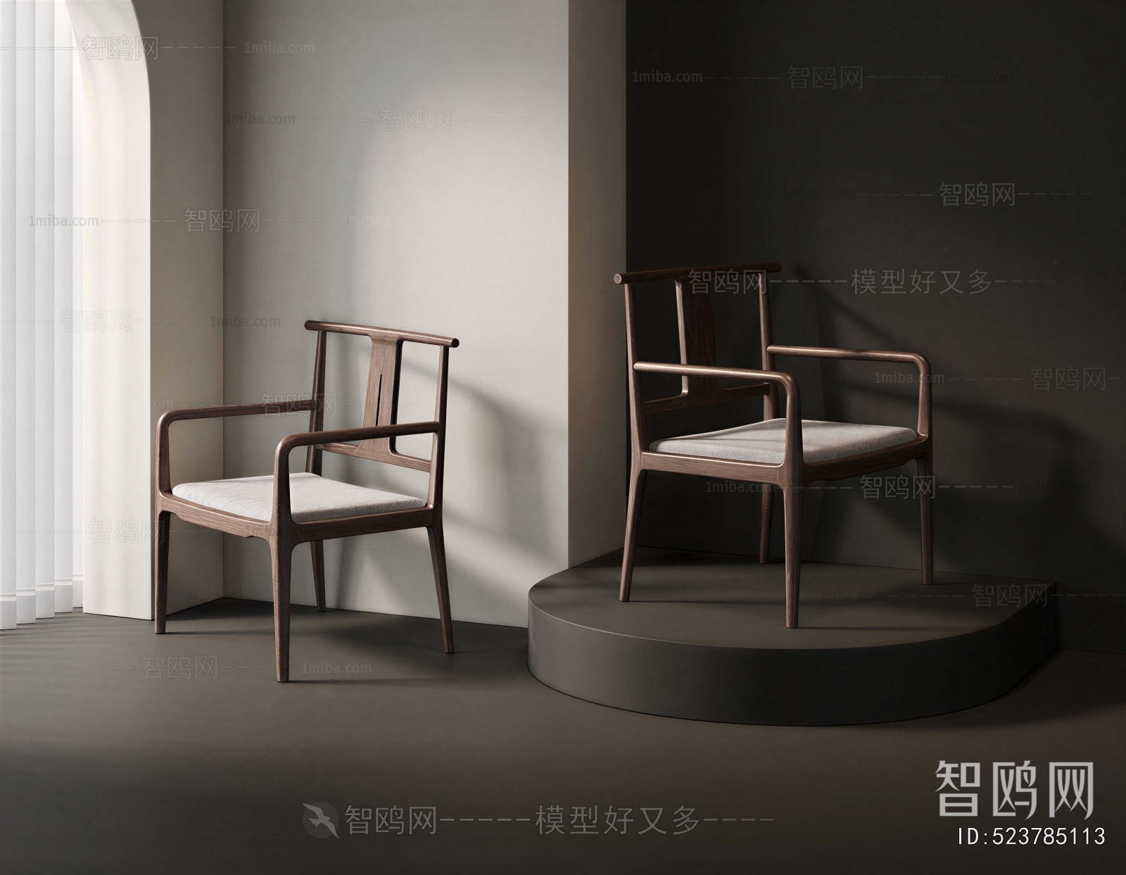New Chinese Style Lounge Chair