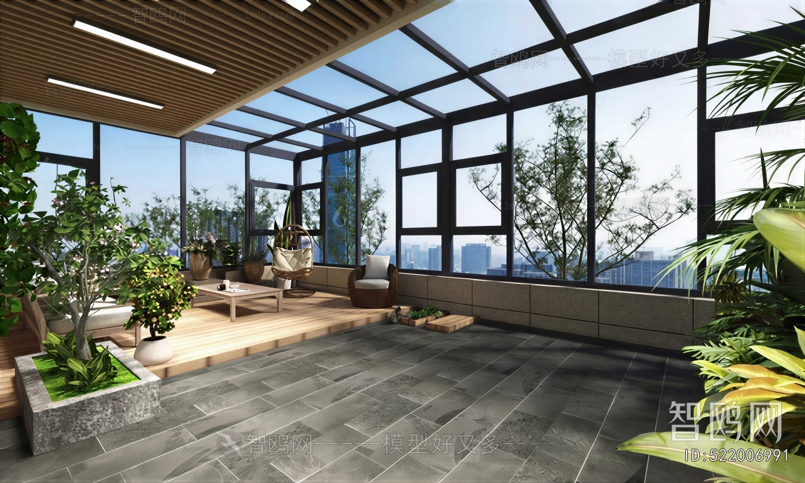 Modern Glass Sun Room
