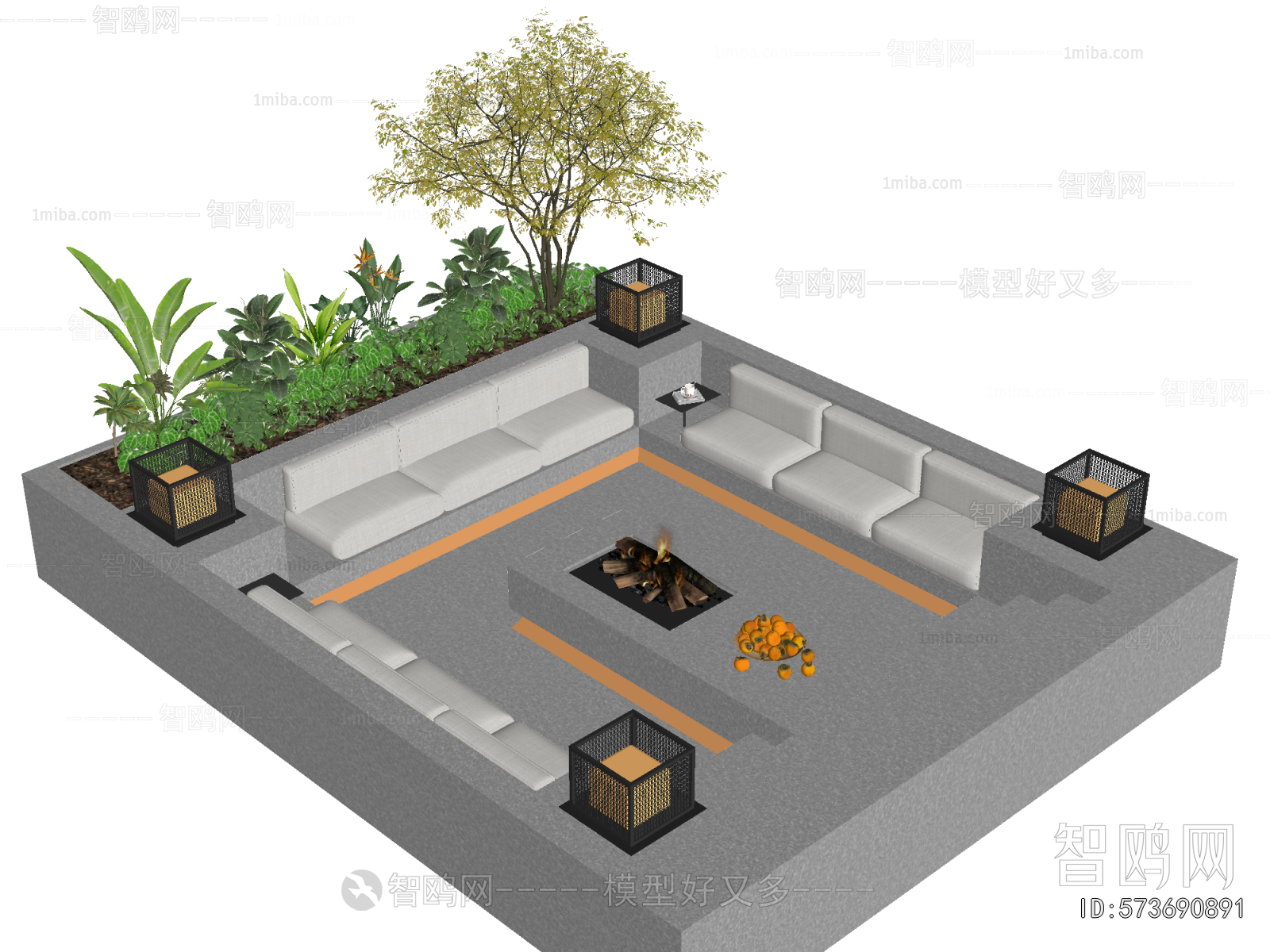 Modern Outdoor Sofa
