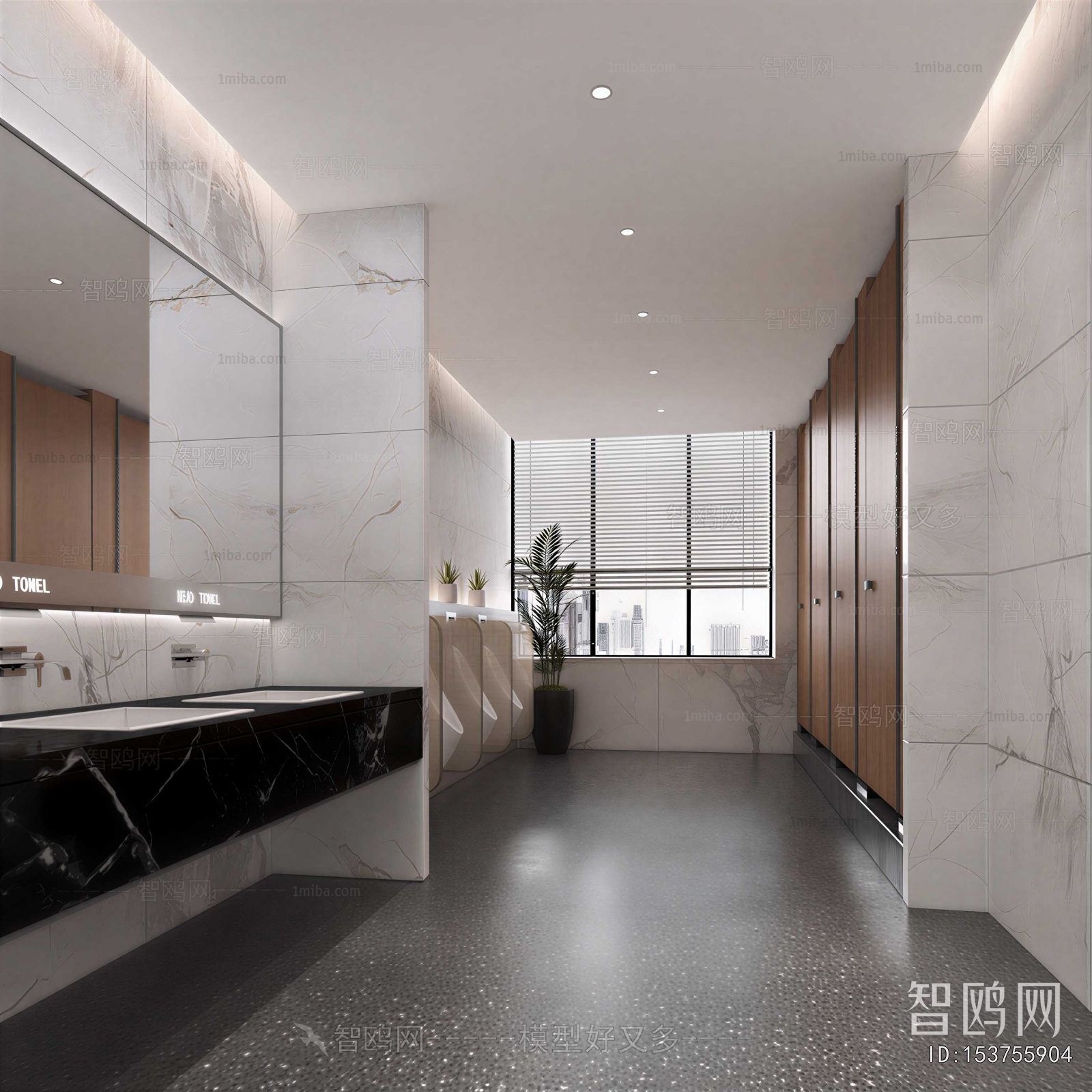 Modern Public Toilet