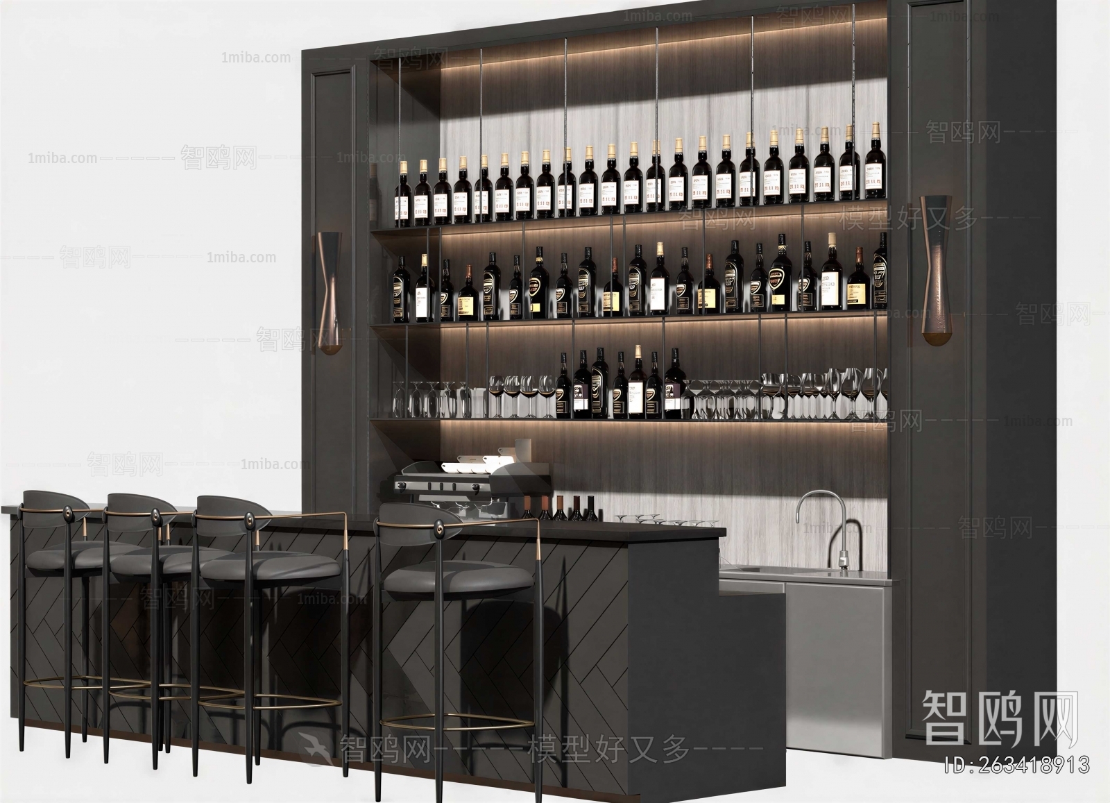 Modern Counter Bar