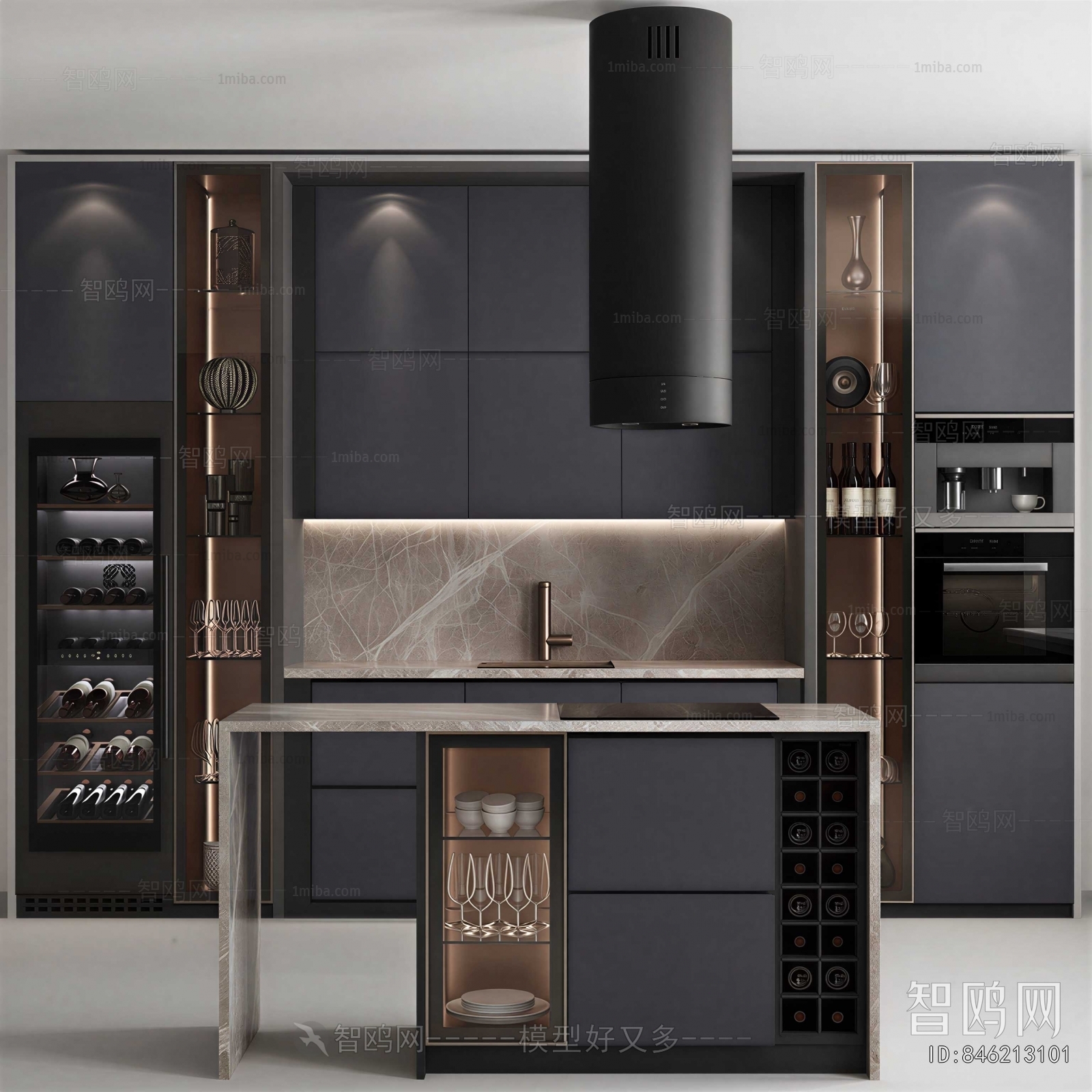 Modern Open Kitchen