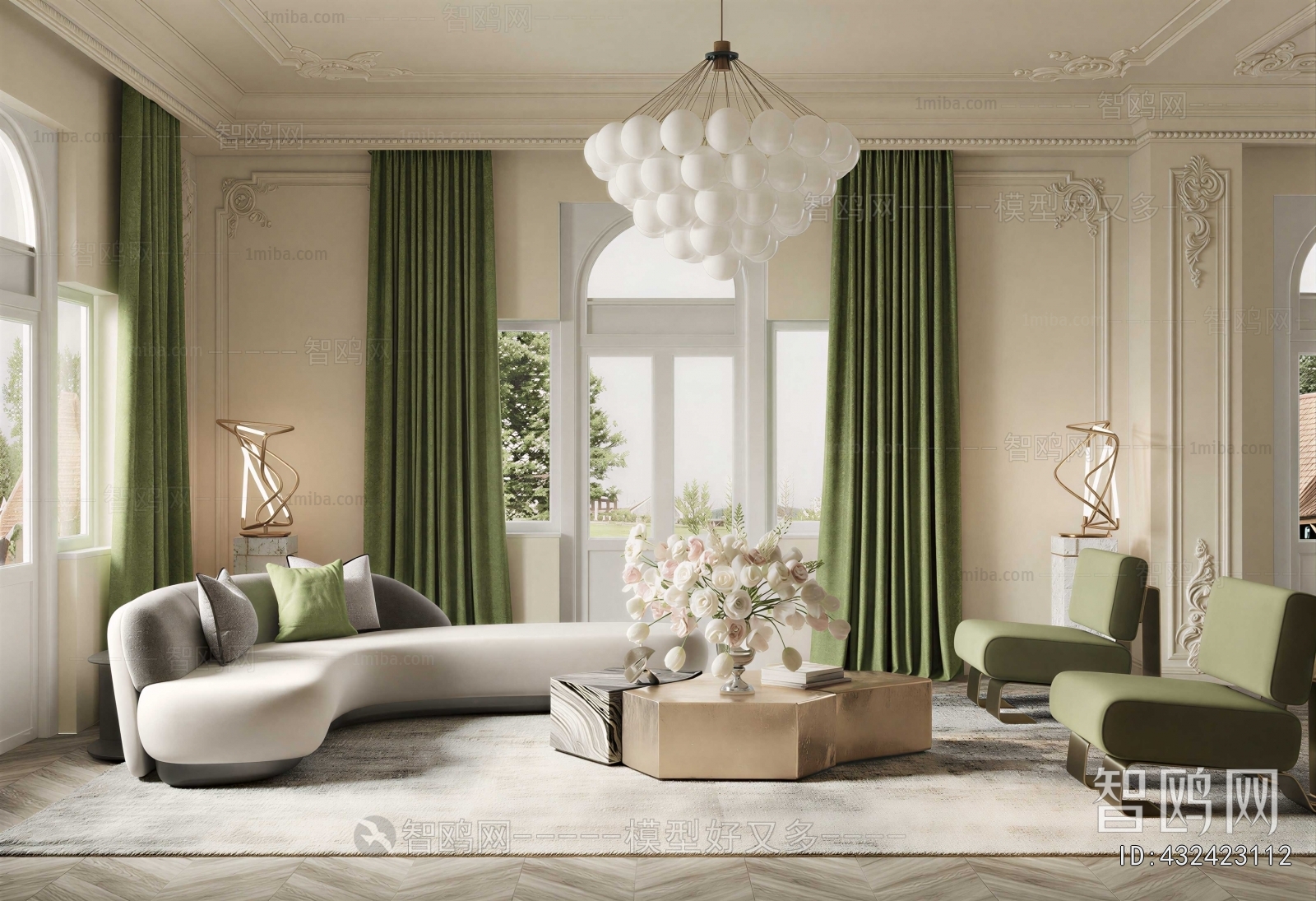 French Style A Living Room