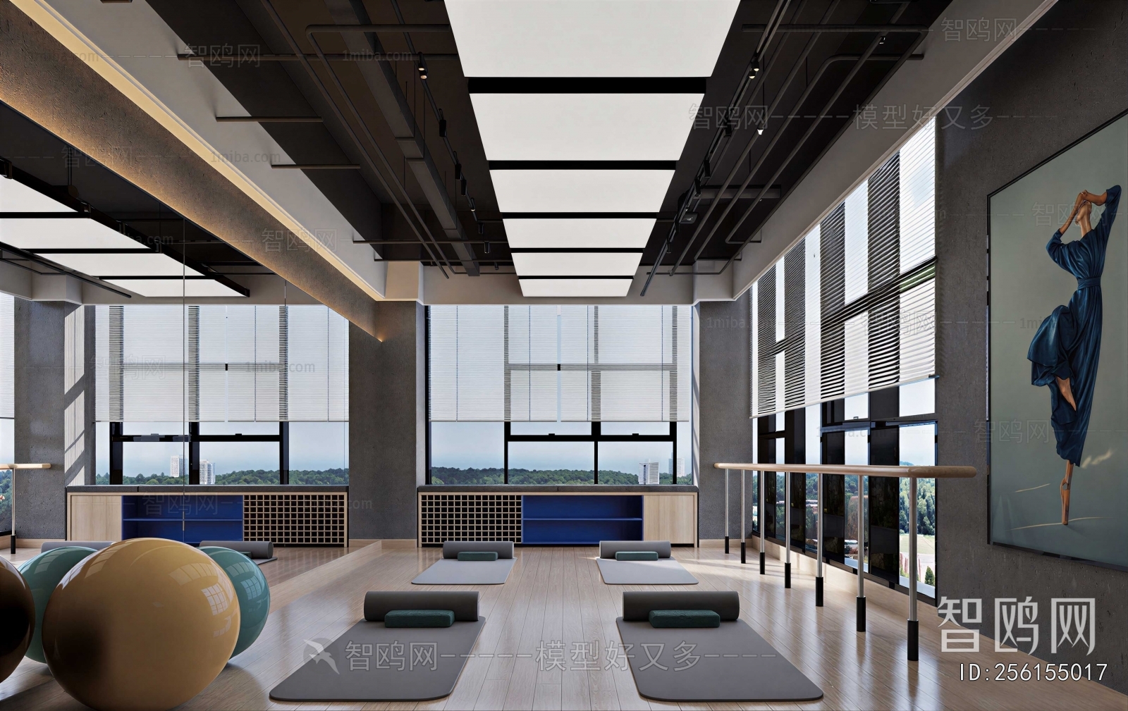Modern Yoga Room