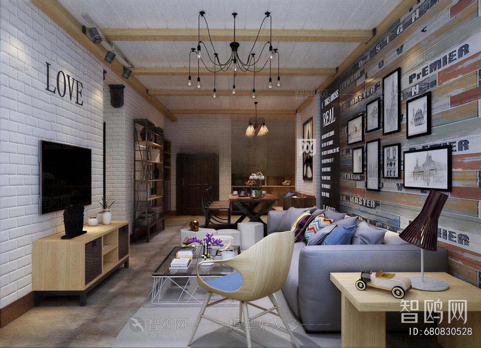 Industrial Style A Living Room