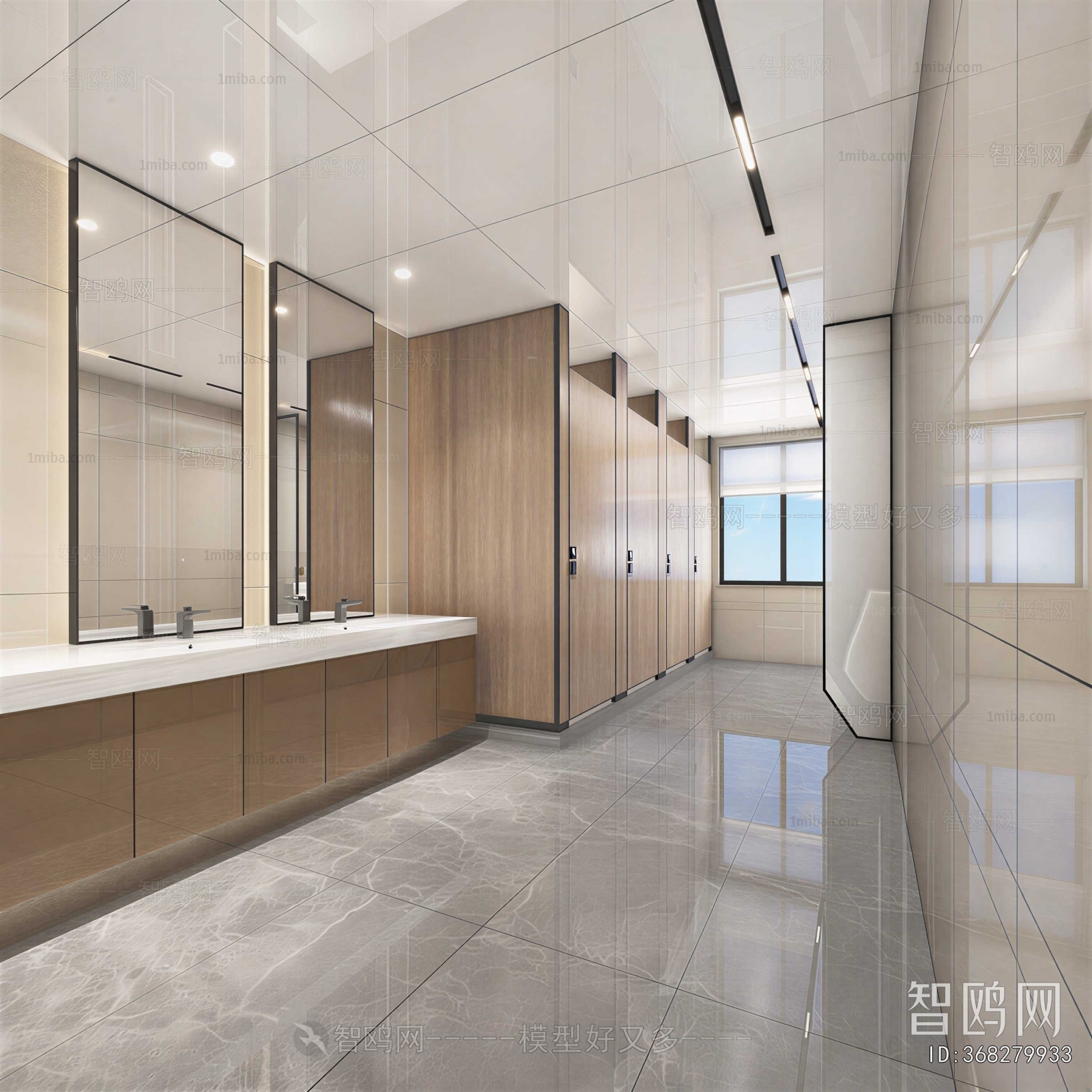 Modern Public Toilet