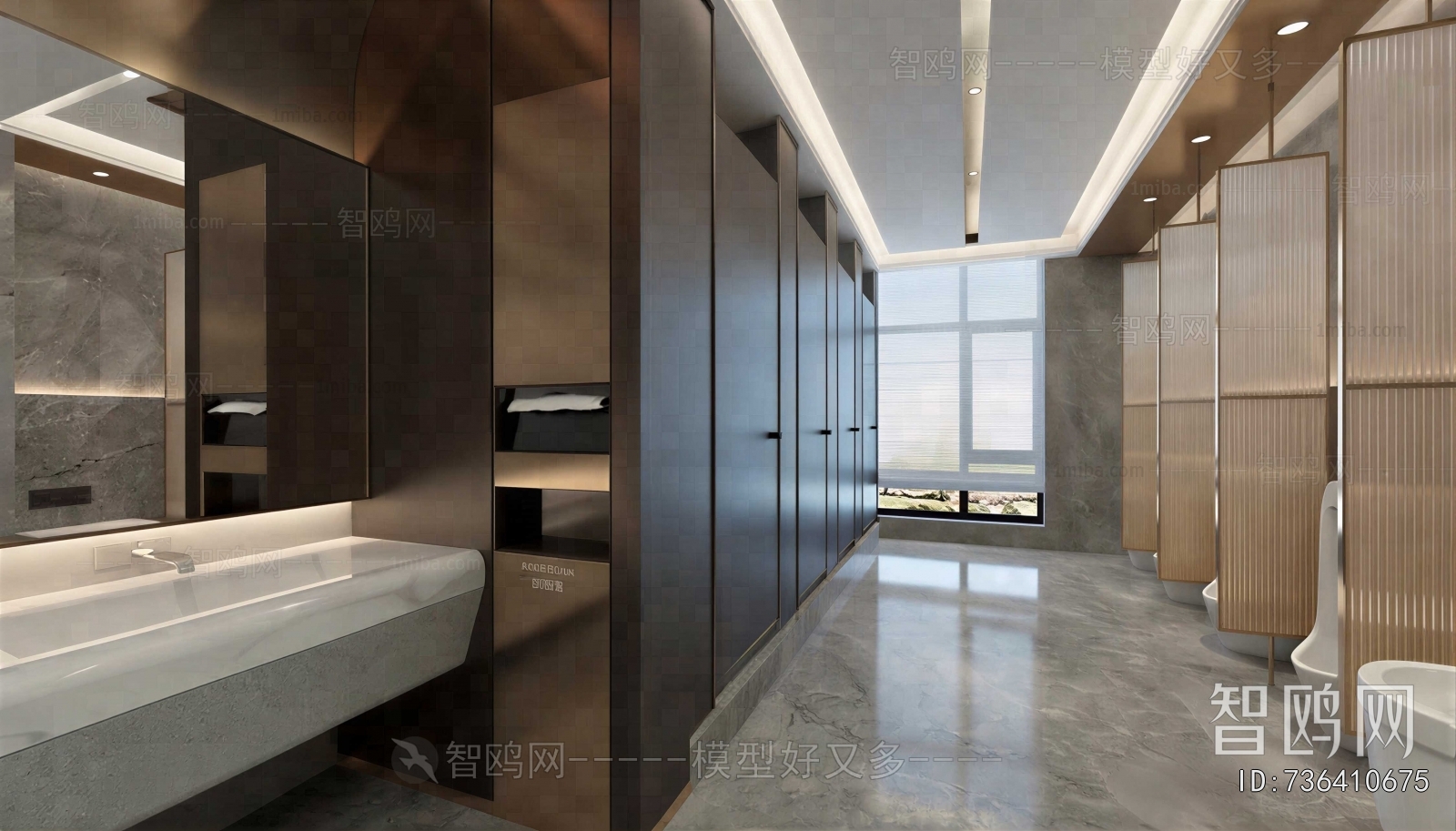 Modern Public Toilet