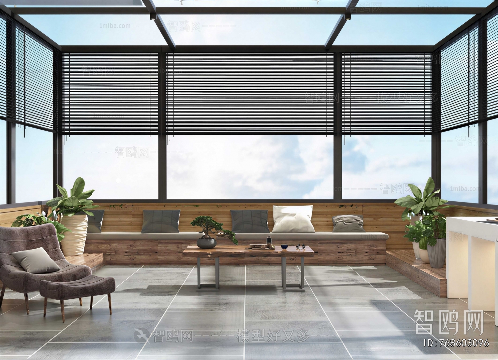 Modern Glass Sun Room