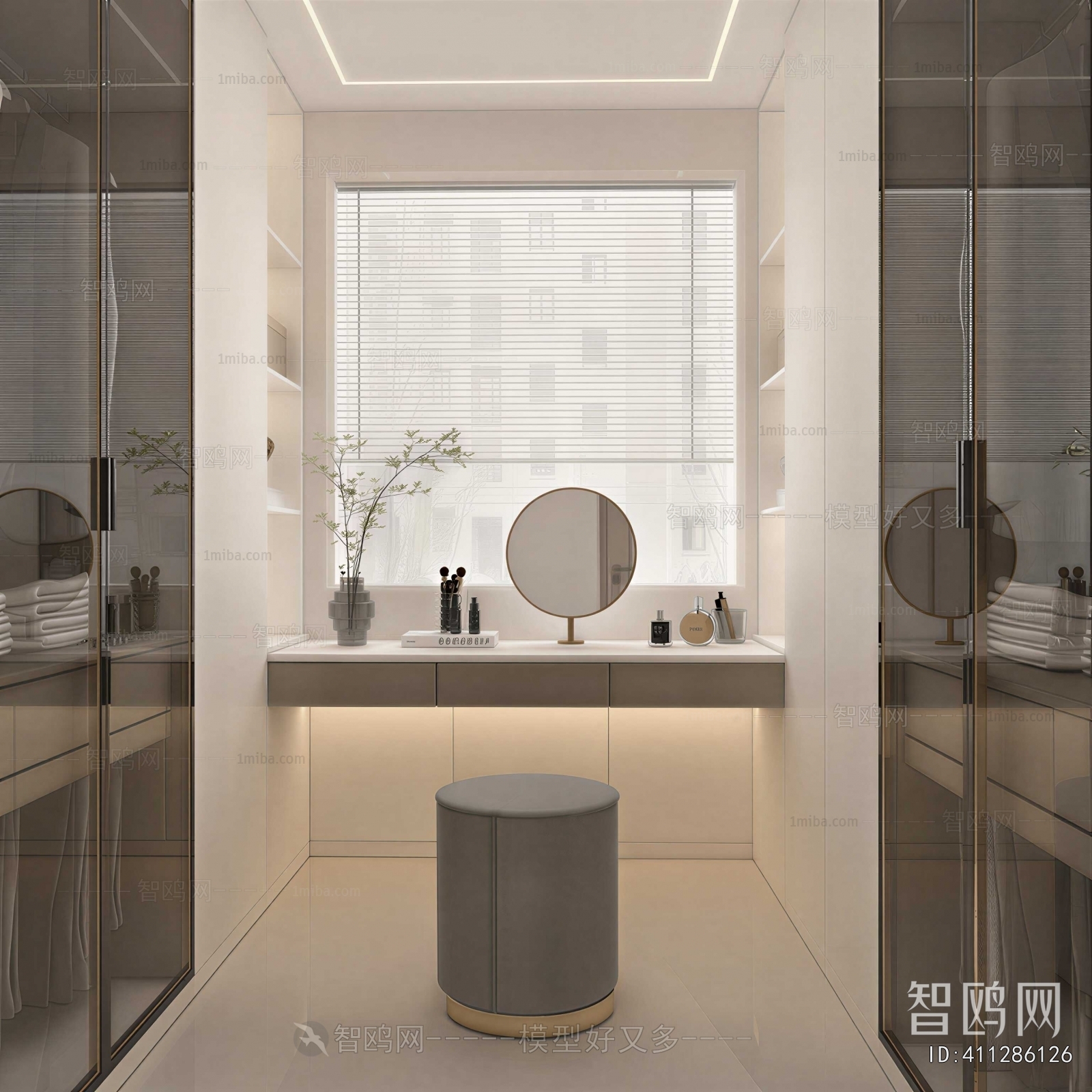 Modern Clothes Storage Area
