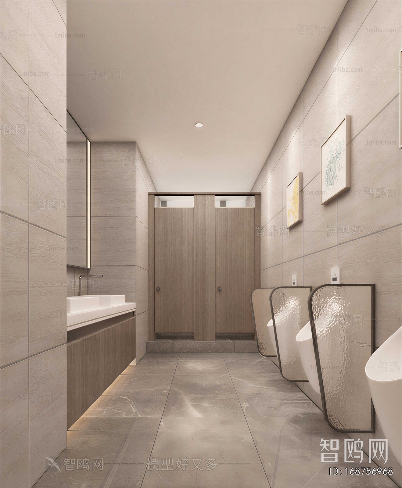 Modern Public Toilet
