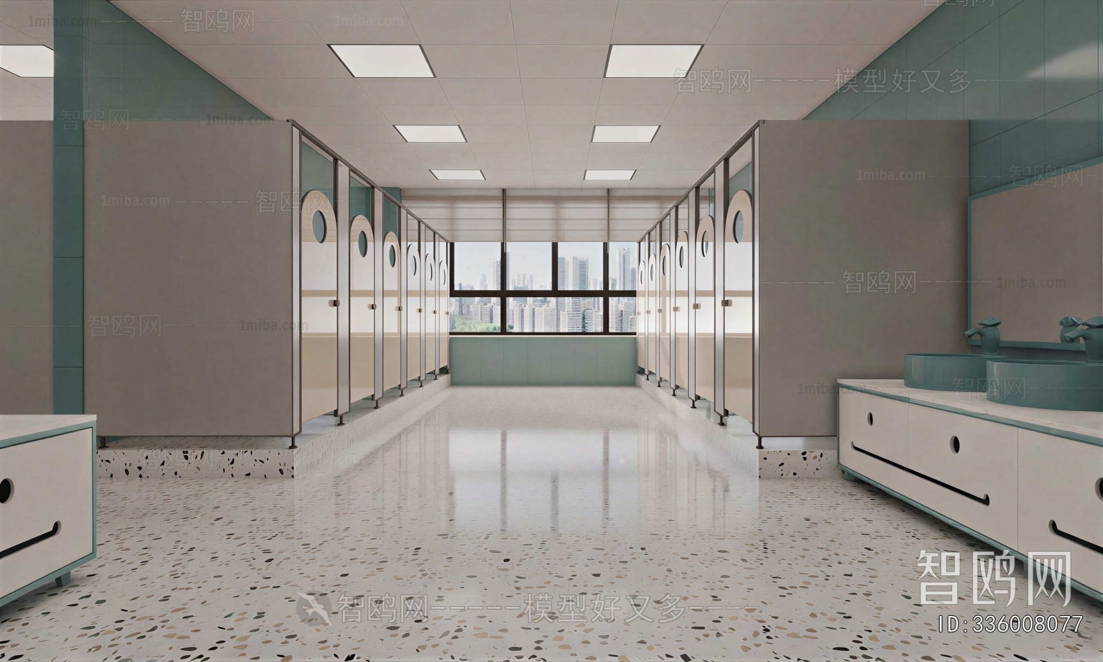 Modern Public Toilet