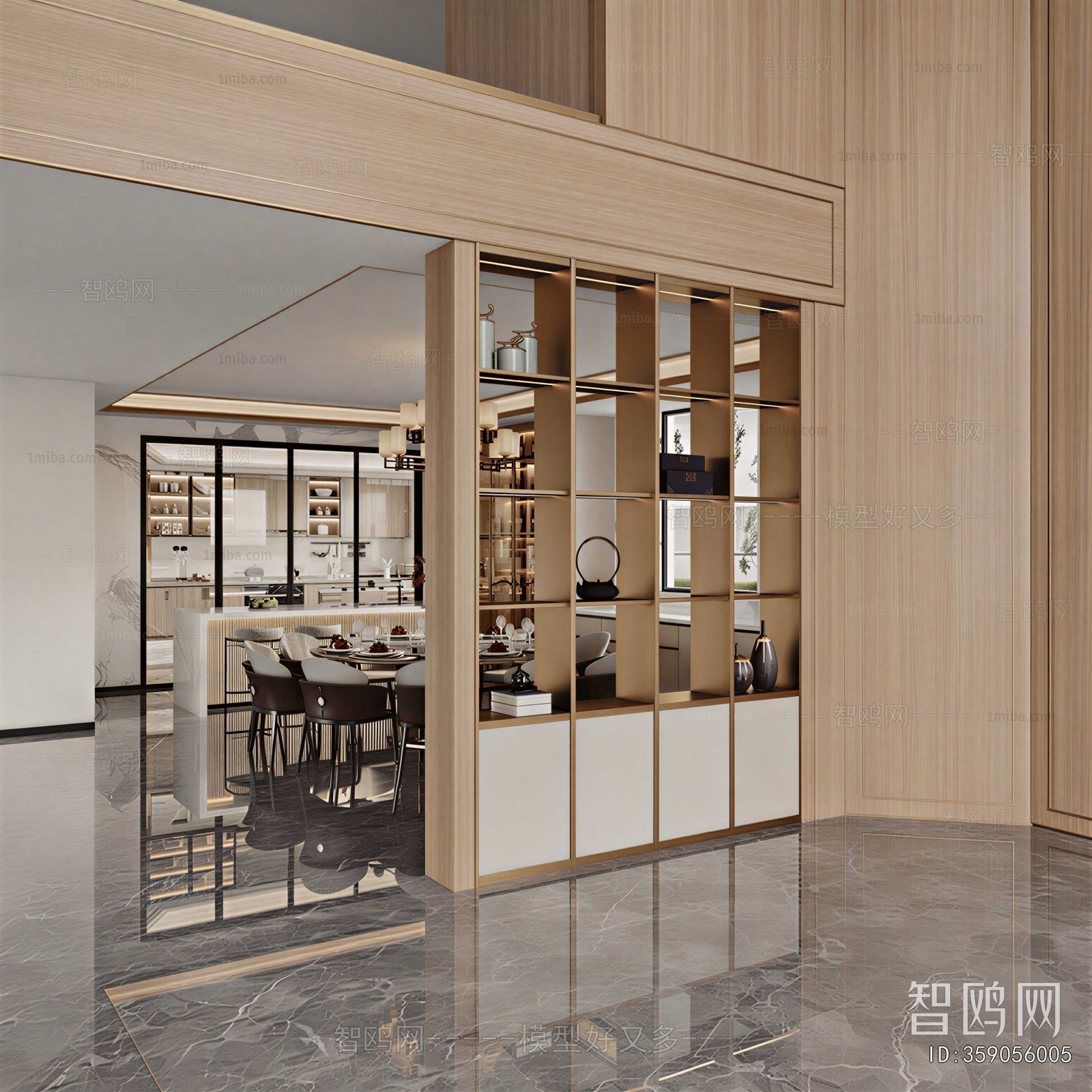New Chinese Style Dining Room