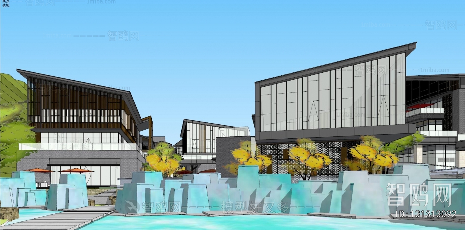 Modern Appearance Of Commercial Building