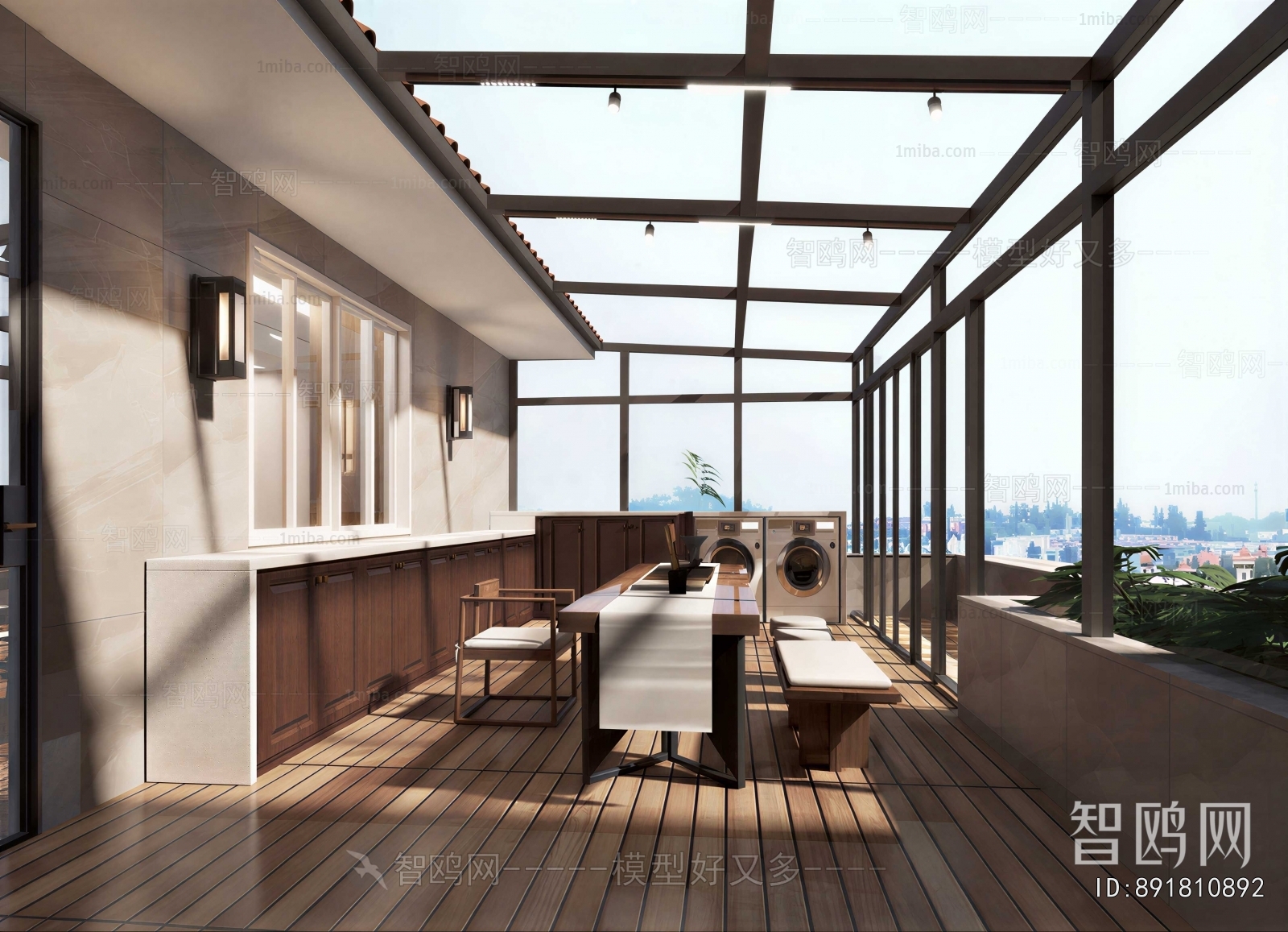 Modern Glass Sun Room