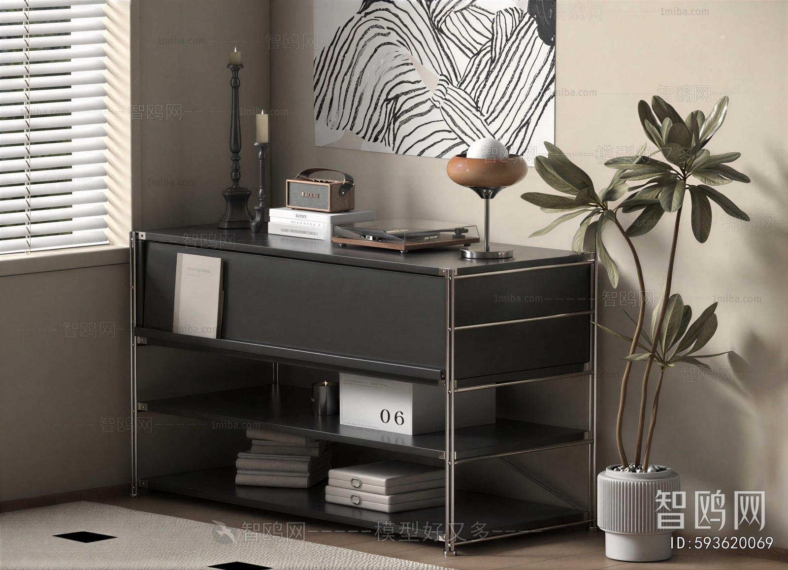 Modern Side Cabinet