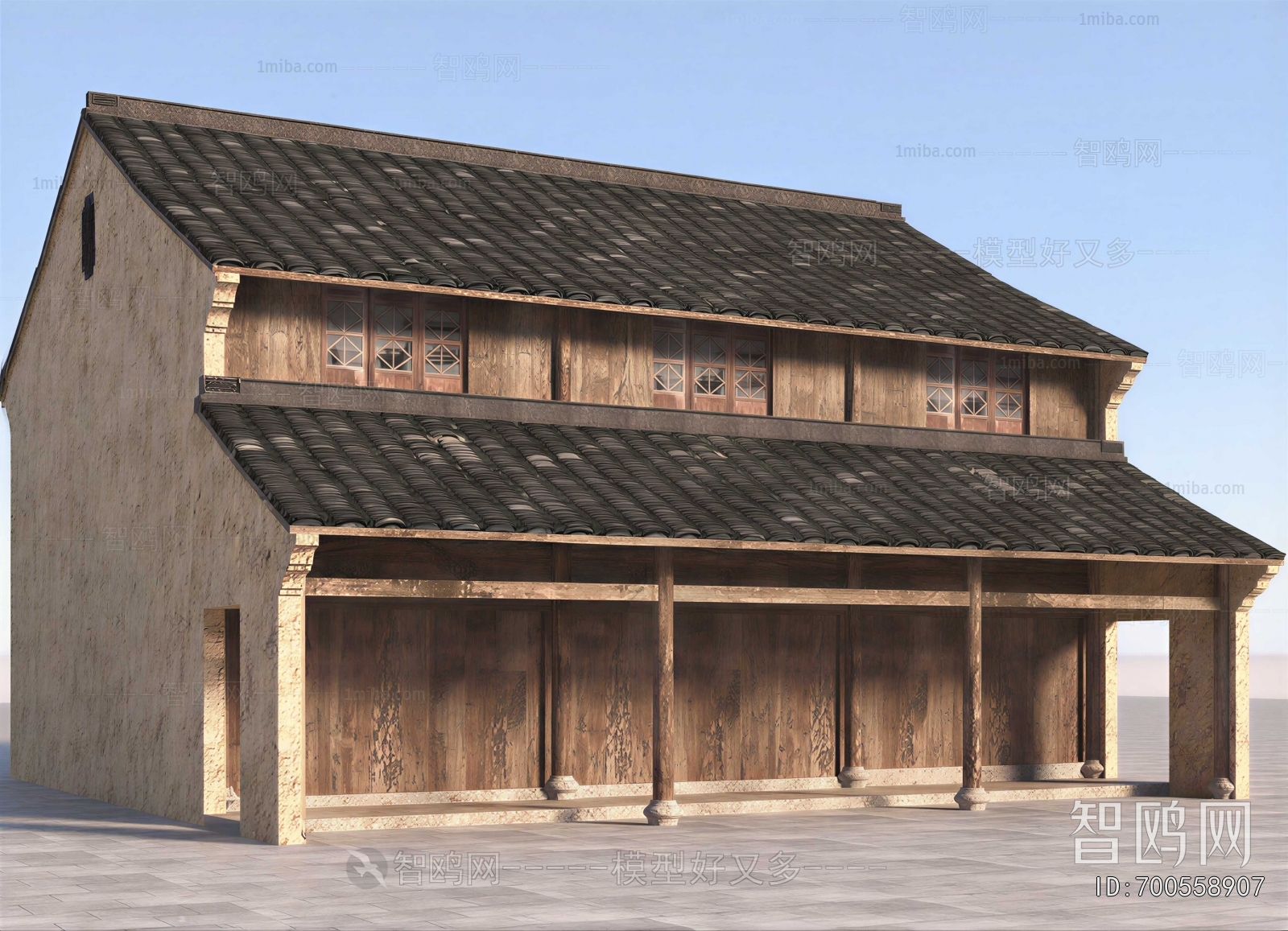 Chinese Style Ancient Architectural Buildings