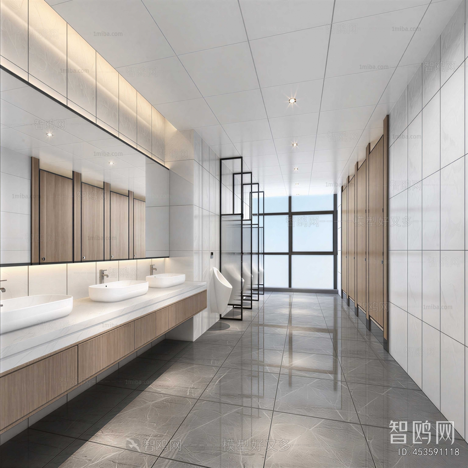Modern Public Toilet