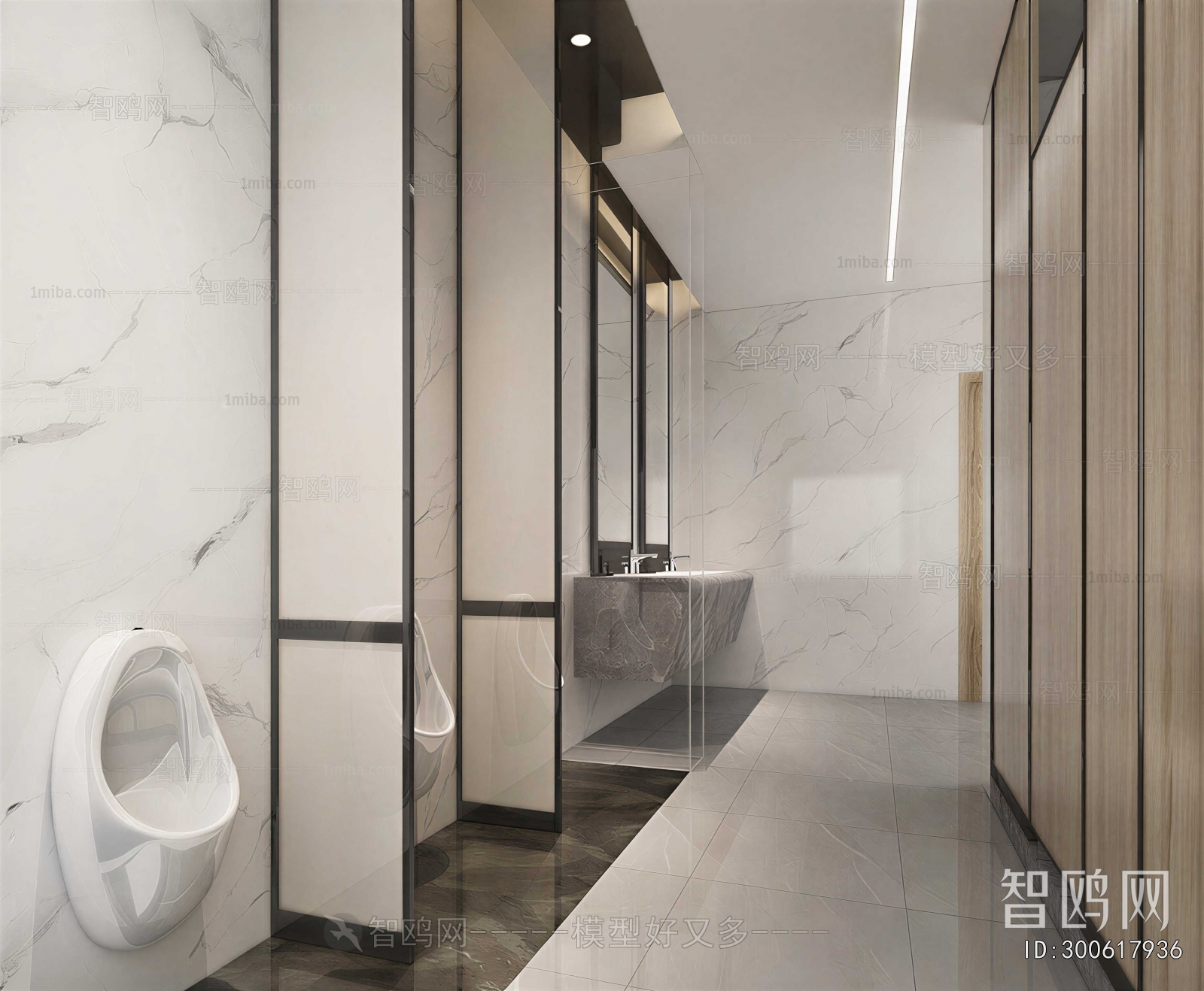 Modern Public Toilet